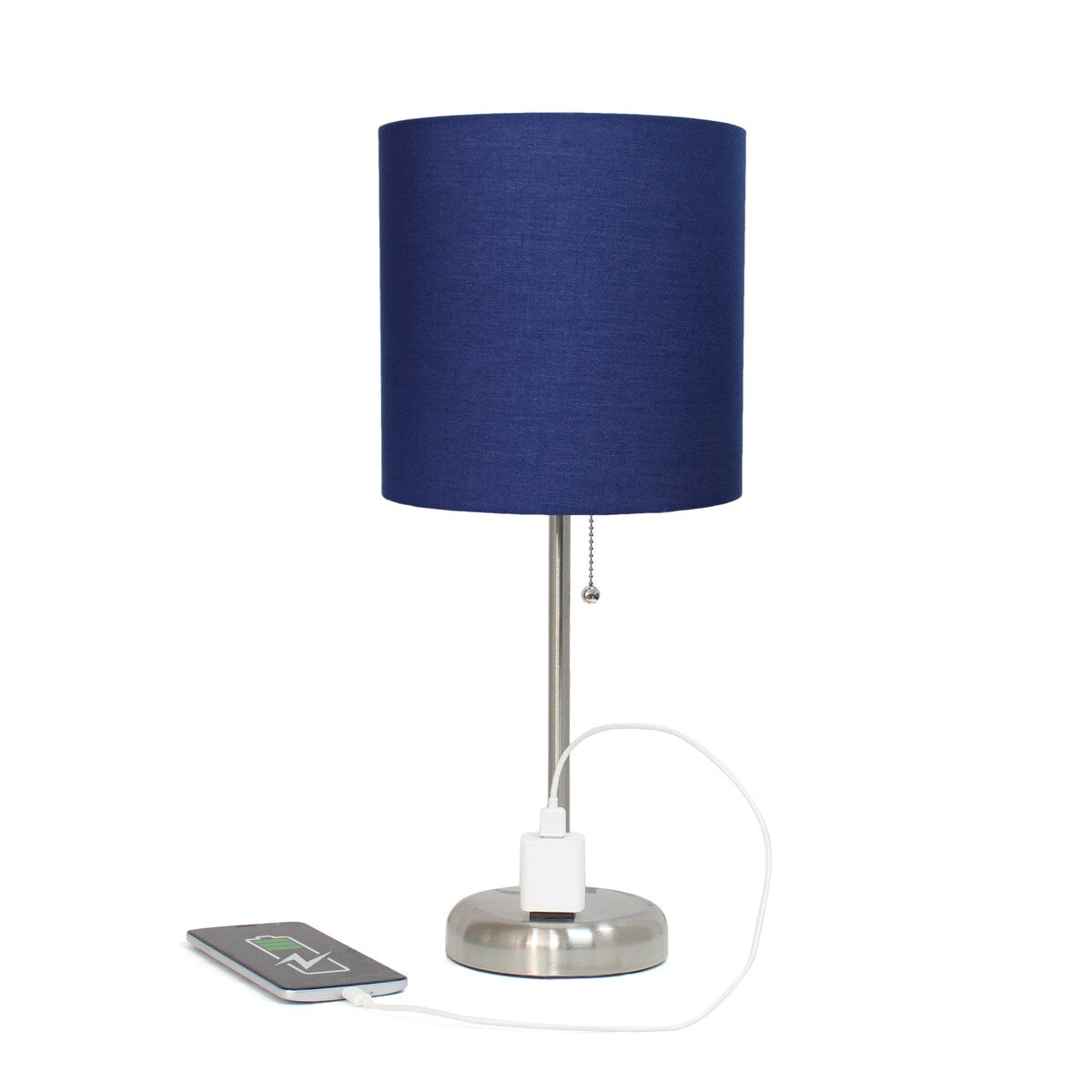 Simple Designs 9.5 Desk Lamp with Charging Outlet and LED Bulb Included - 19.50