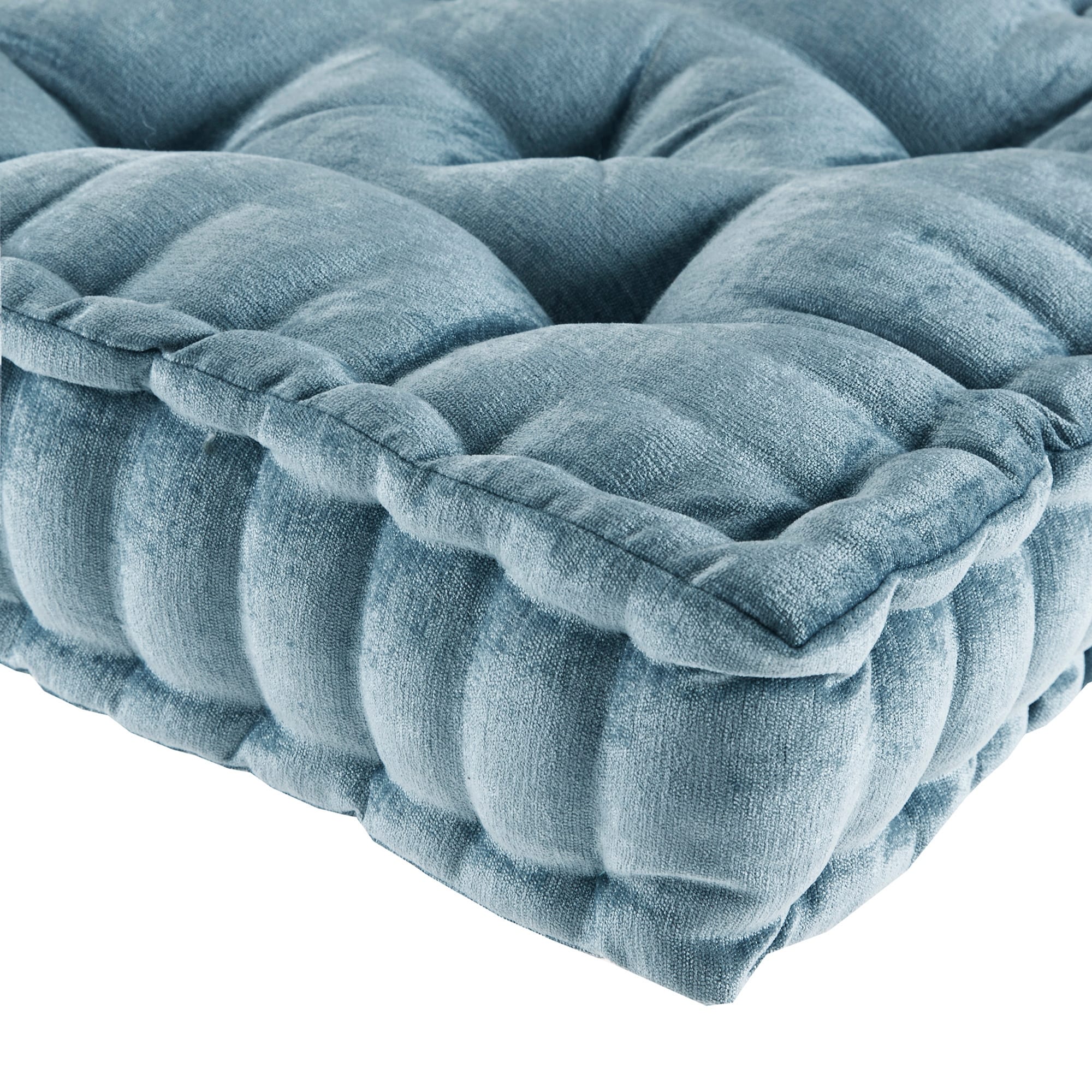 Intelligent Designs Charvi Poly Chenille Square Floor Pillow Cushion