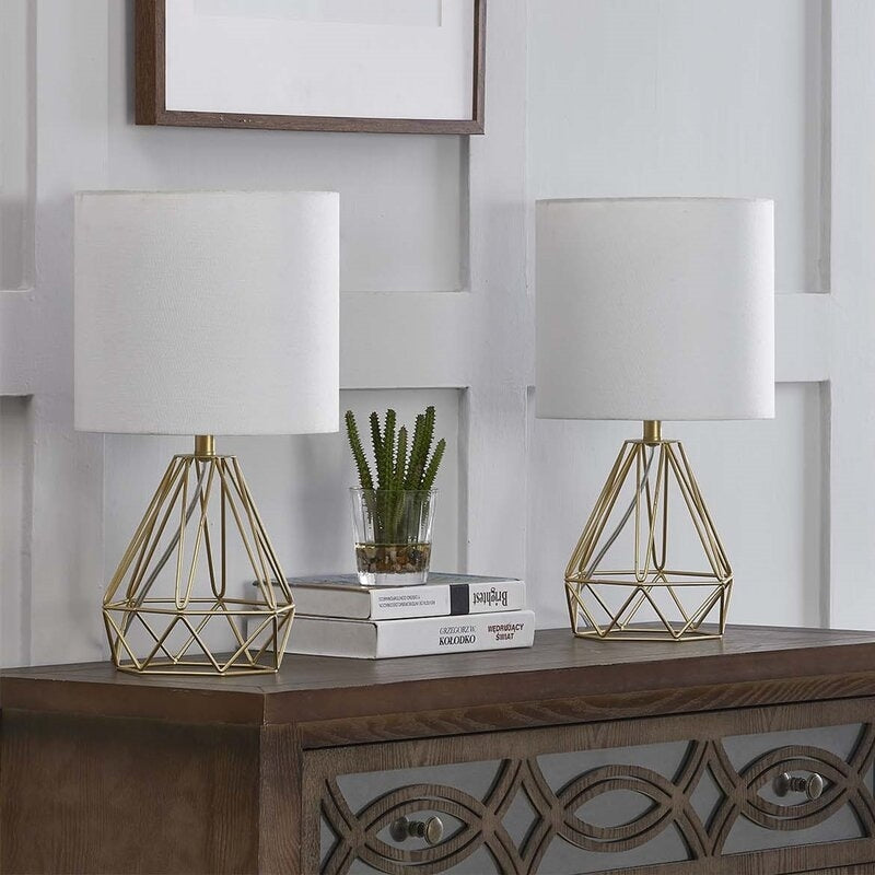 20.5 Bedside Table Lamp Set (Set of 2)