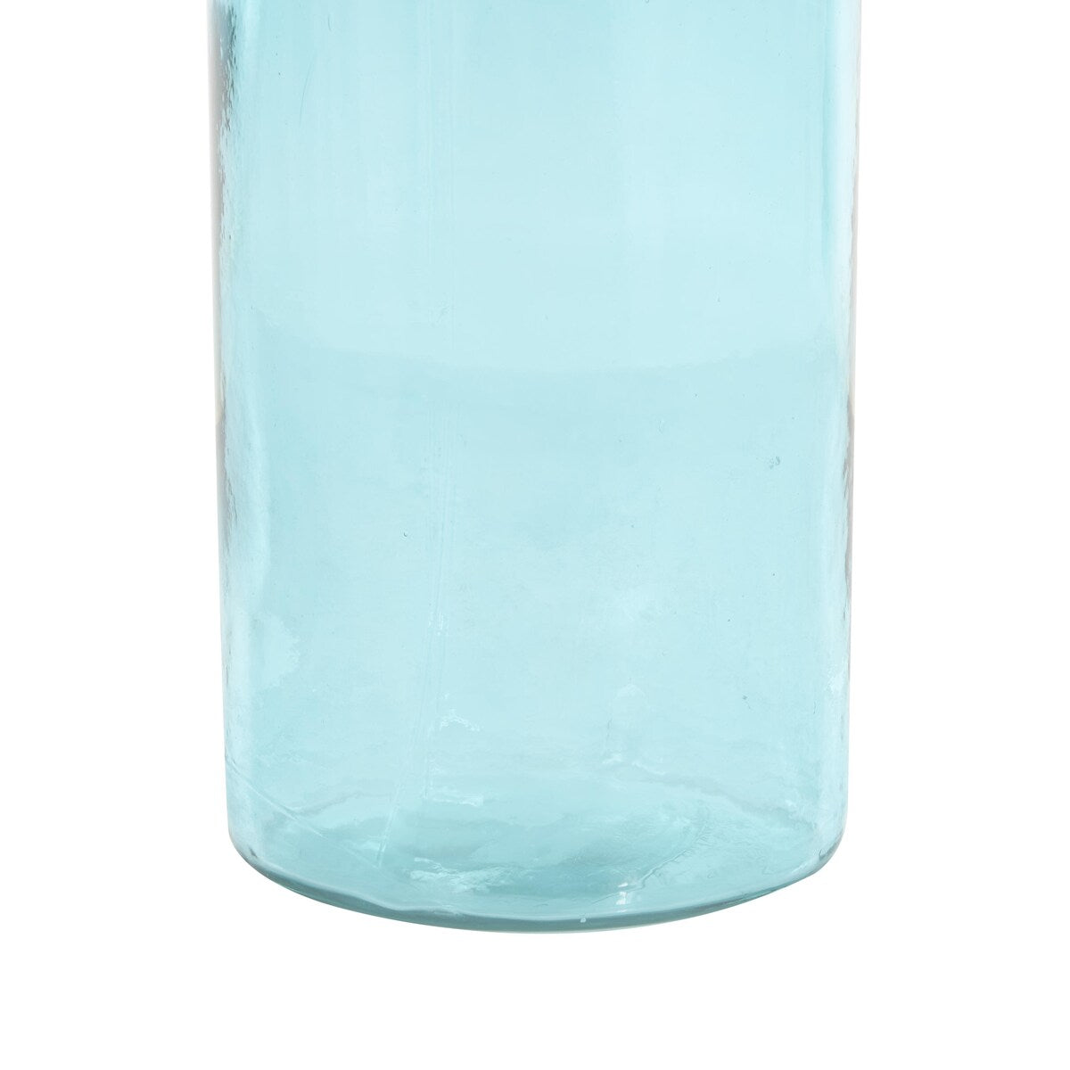 Recycled Glass Handmade Spanish Decorative Vase - Clear, Blue or Teal - Roche River Decor