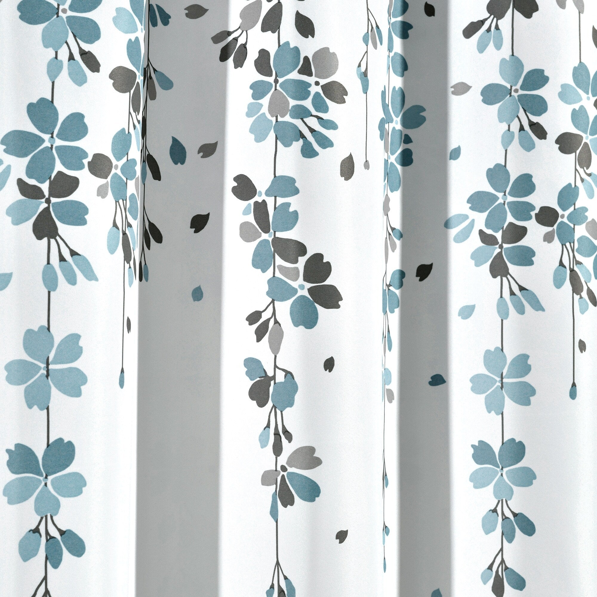 Lush Decor Weeping Flowers Room Darkening Curtain Panel Pair