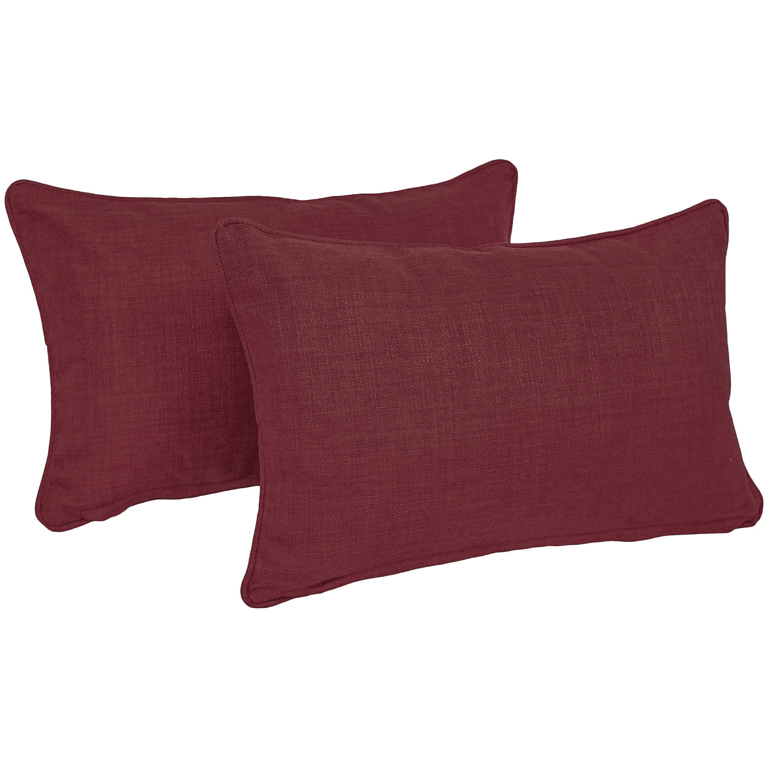 20-inch by 12-inch Indoor/Outdoor Lumbar Accent Throw Pillow (Set of 2)