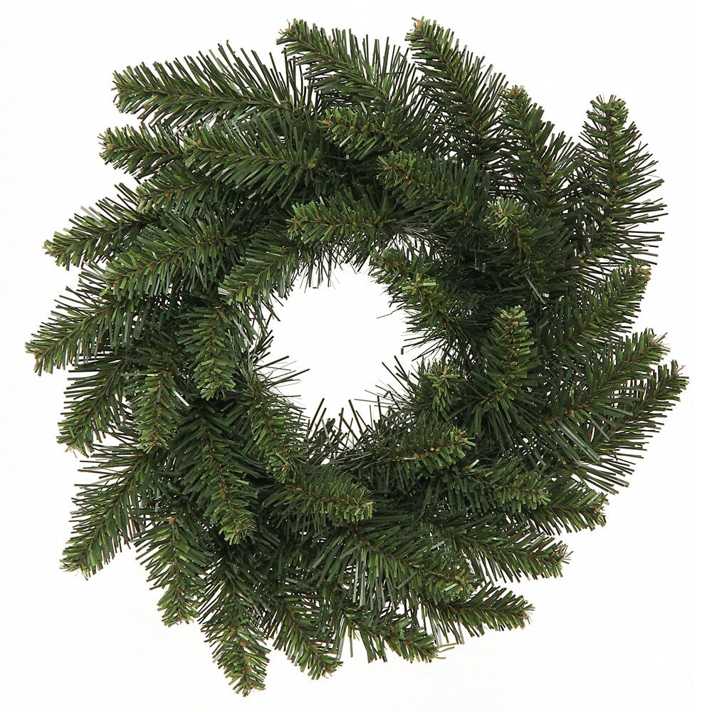 Vickerman 12 Camdon Fir Artificial Christmas wreath, unlit, Set of 4