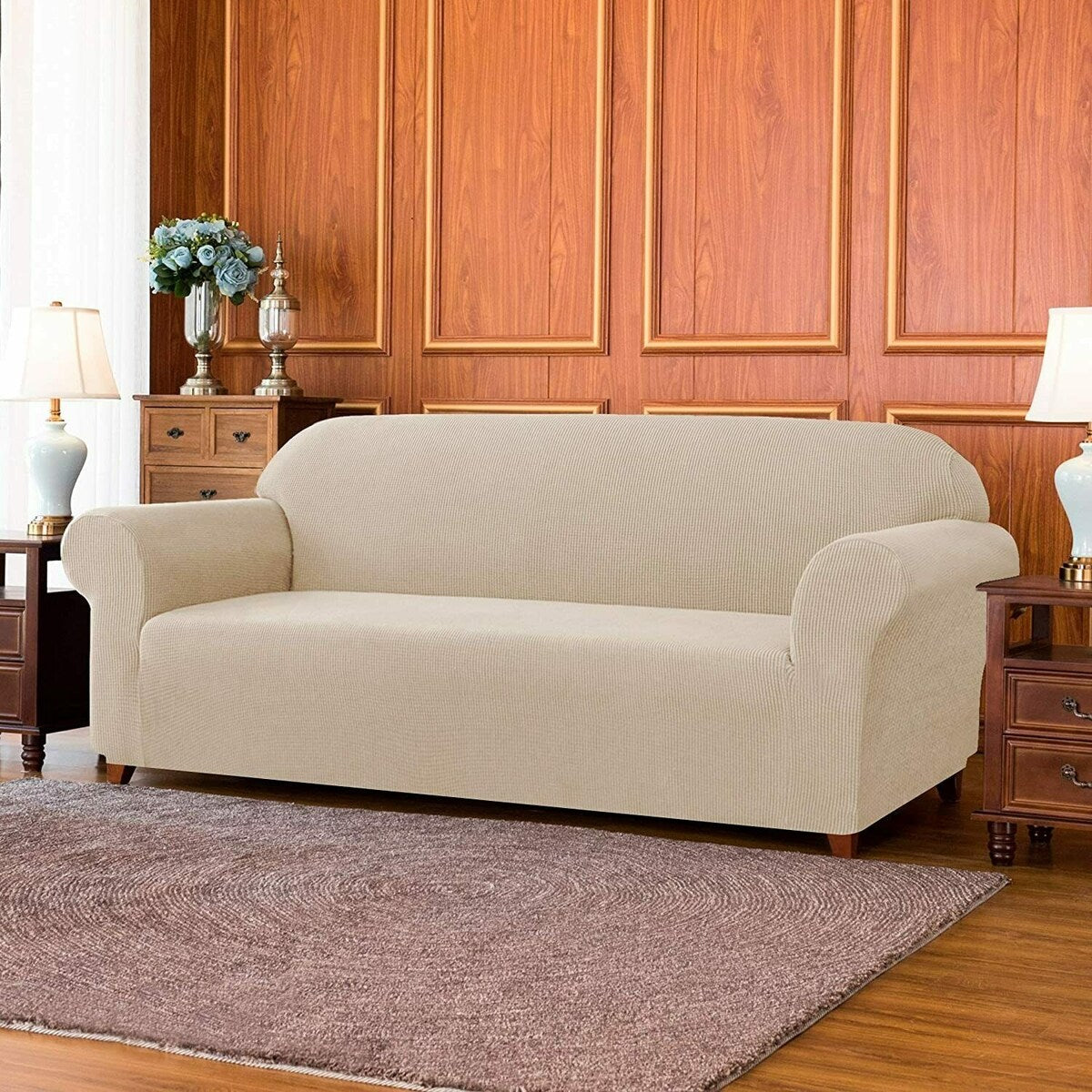 Subrtex 1 Piece Sofa Slipcover Stretch Spandex Furniture Protector