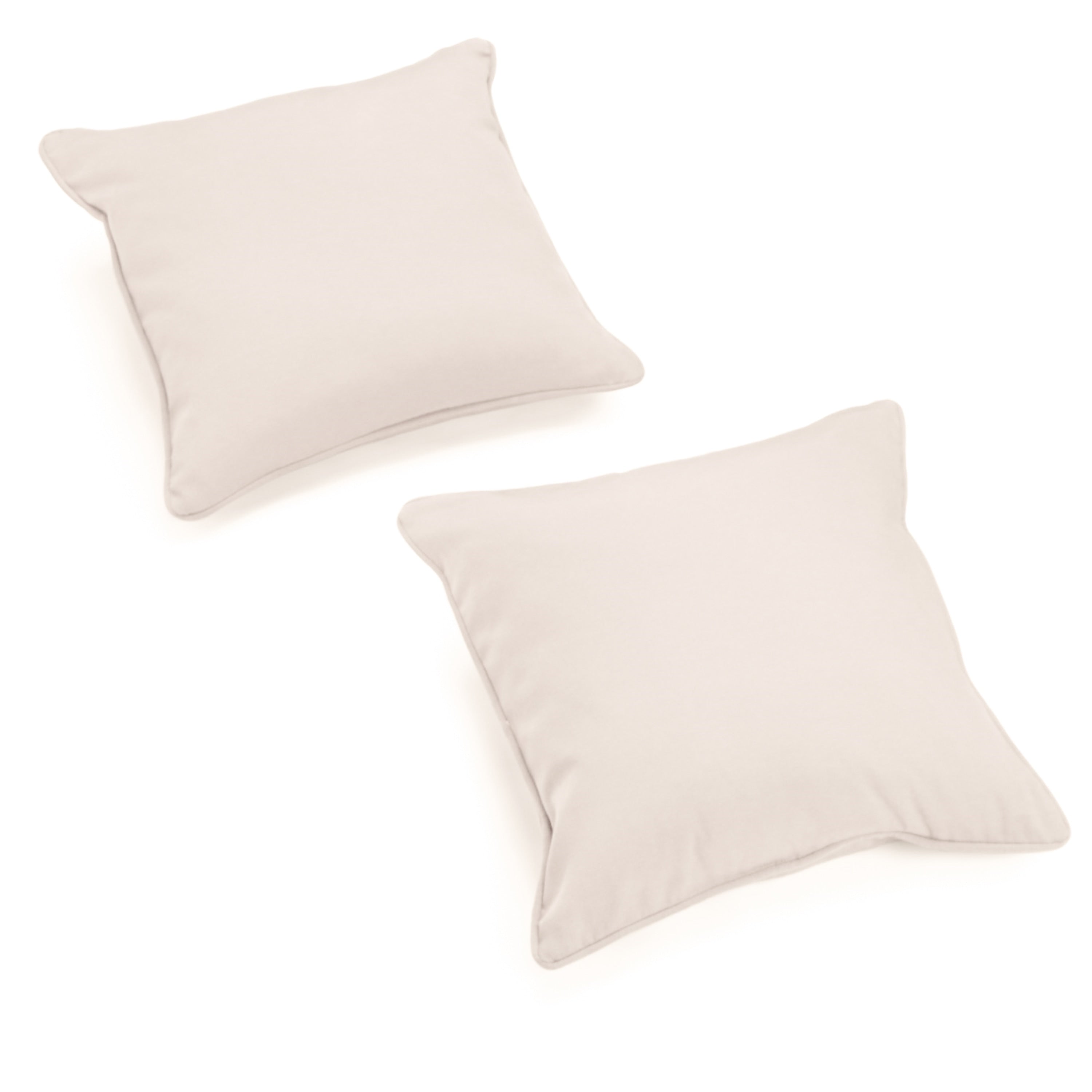 18-inch Twill Throw Pillows (Set of 2)