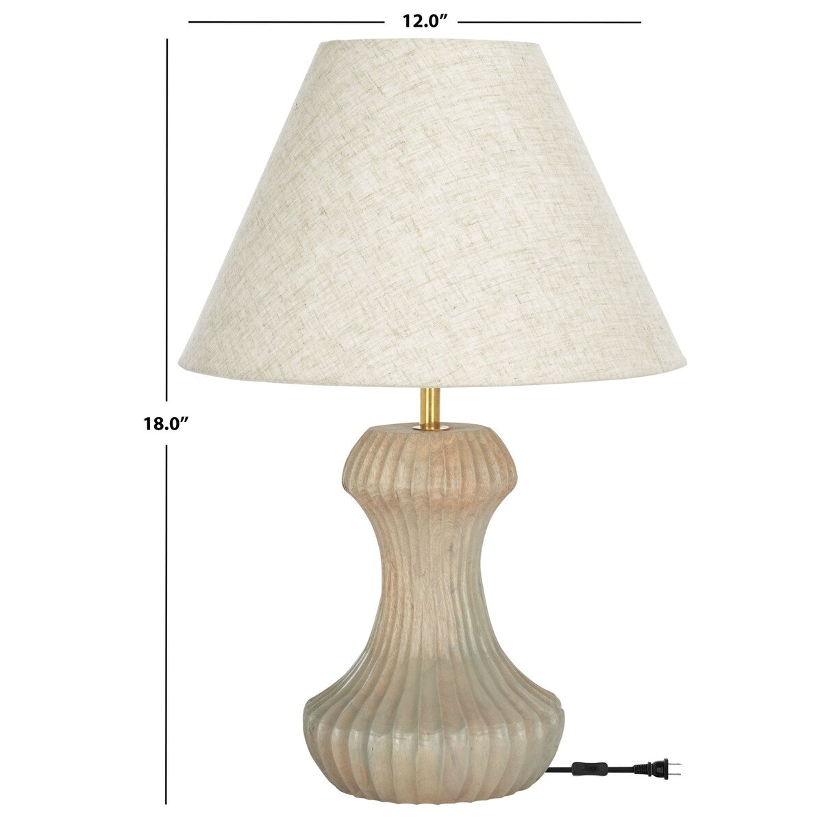 SAFAVIEH Lighting Cosmea 18-inch Table Lamp - 12Wx12Dx18H