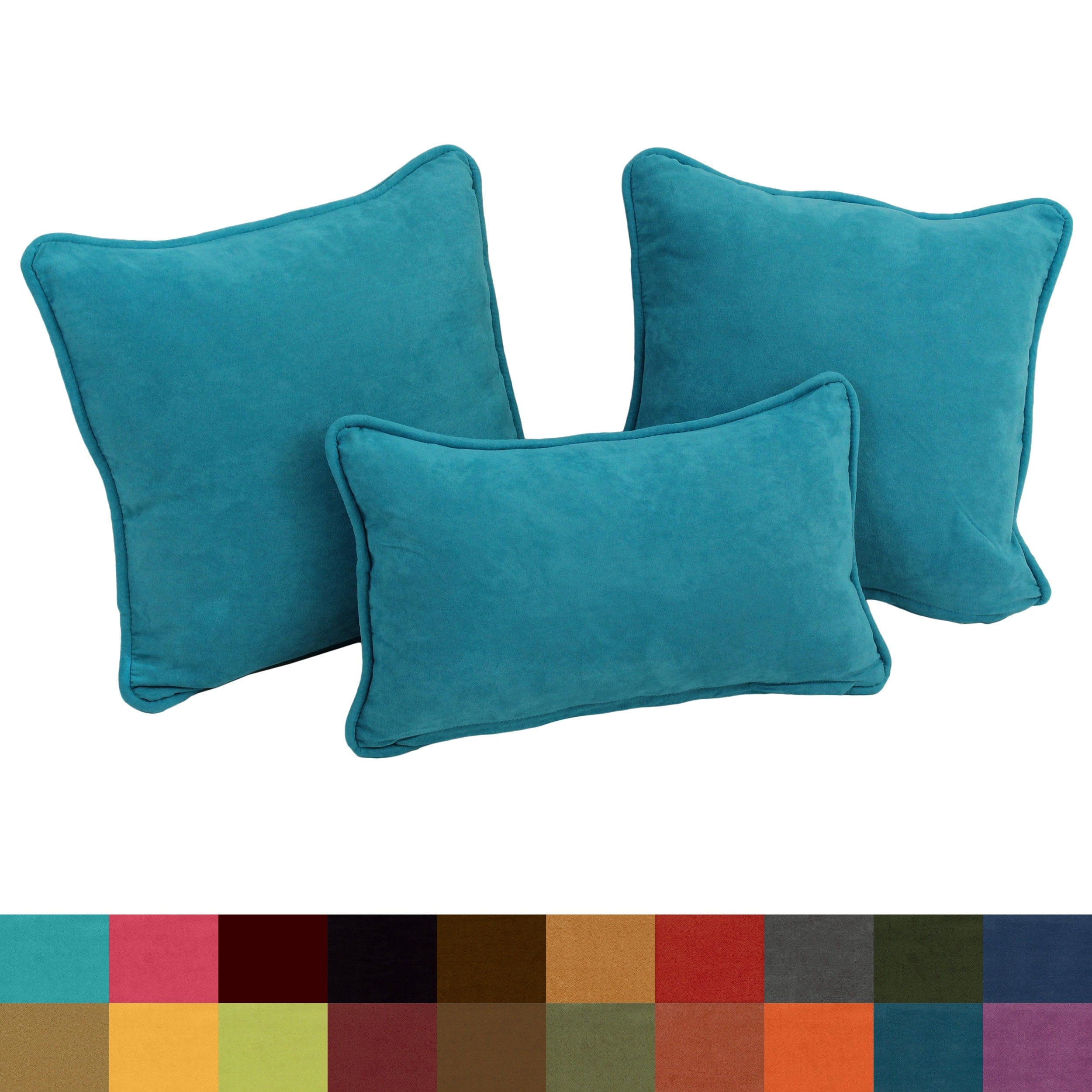 Blazing Needles Delaney 3-piece Indoor Throw Pillow Set