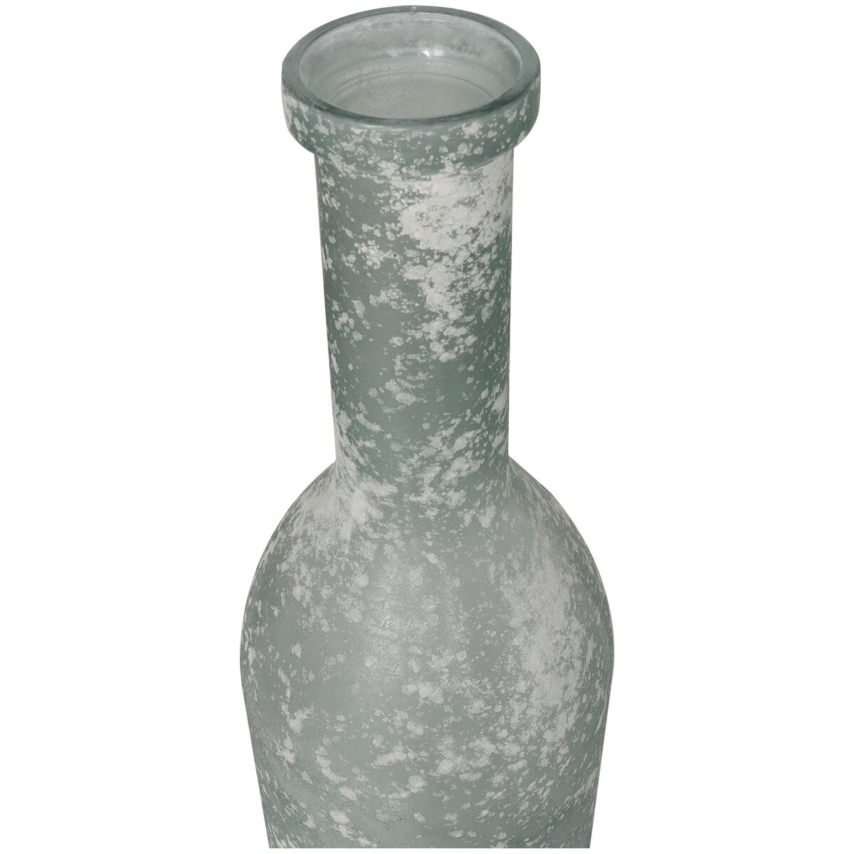 Recycled Glass Handmade Spanish Decorative Vase - Clear, Blue or Teal - Roche River Decor