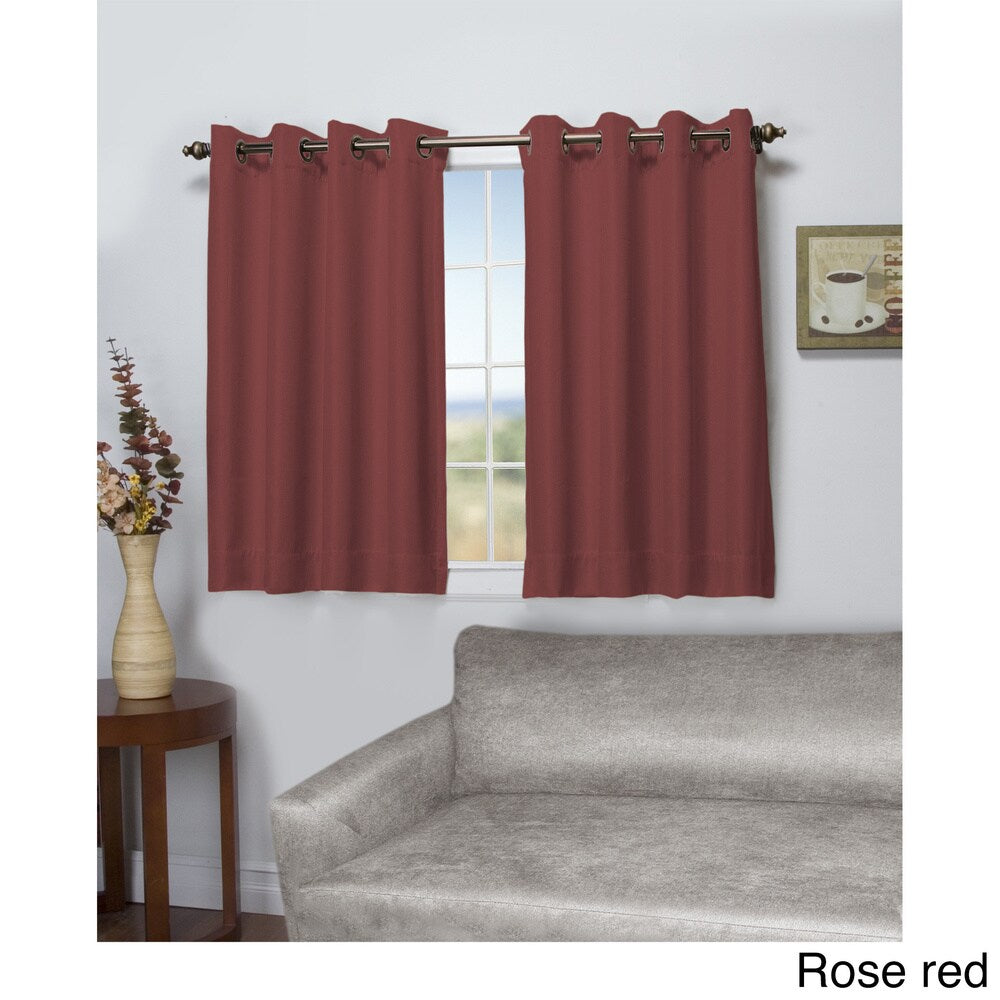 Tacoma Double-Blackout Grommet Curtain Panel - Short Length