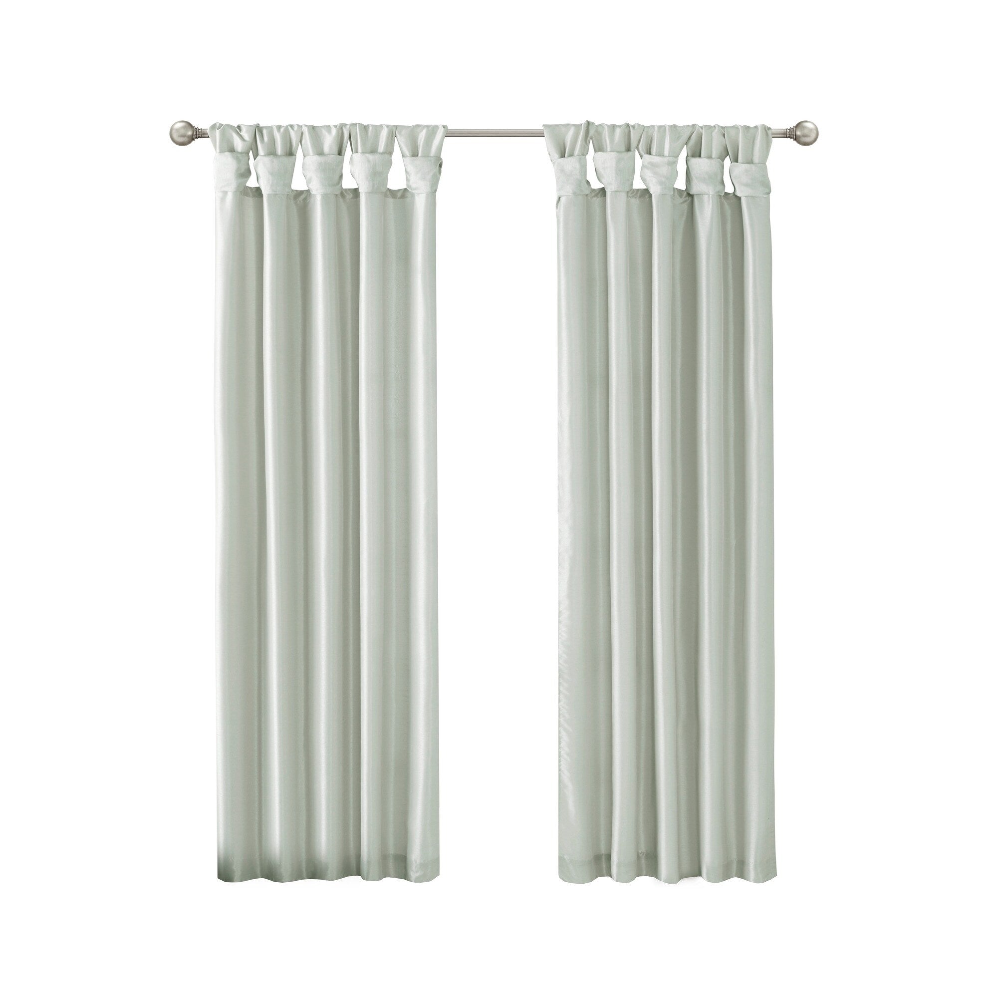 Madison Park Natalie Twisted Tab Lined Single Curtain Panel