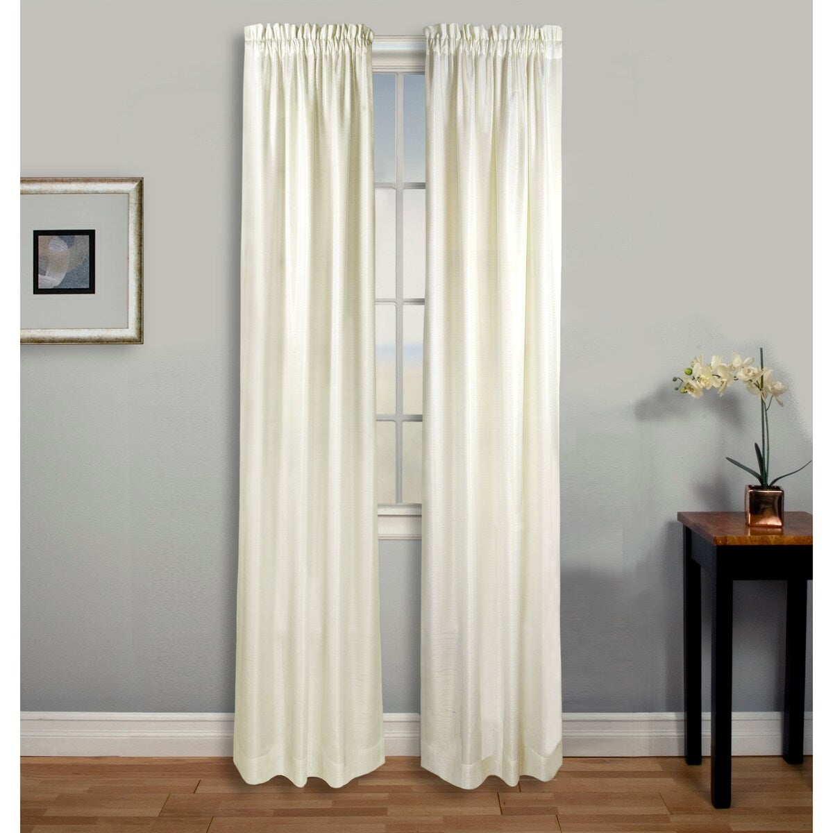 Clarendon Rod Pocket Light-filtering Single Curtain Panel