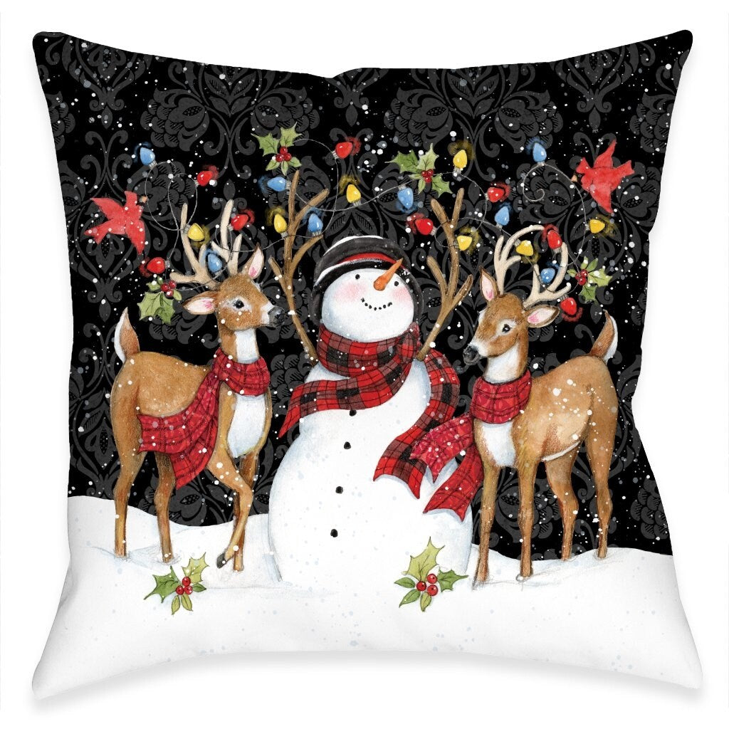 Modern Day Christmas Indoor Pillow