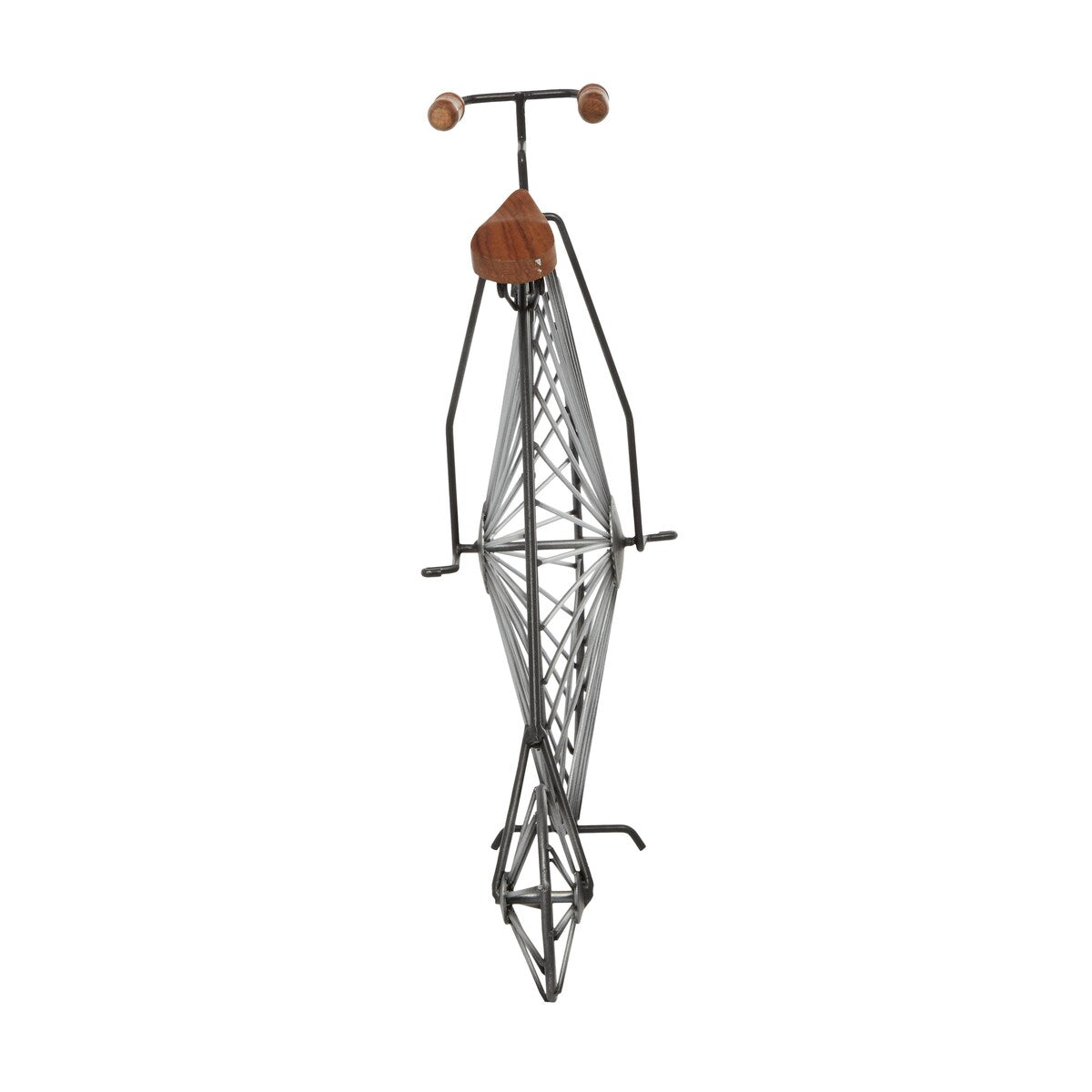 Metal Bike Decorative Sculpture - Black - Roche River Decor