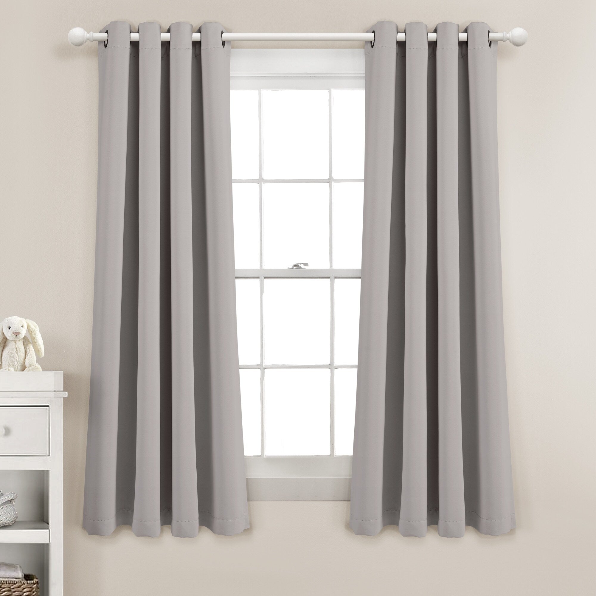 Lush Decor Insulated Grommet Blackout Curtain Panel Pair