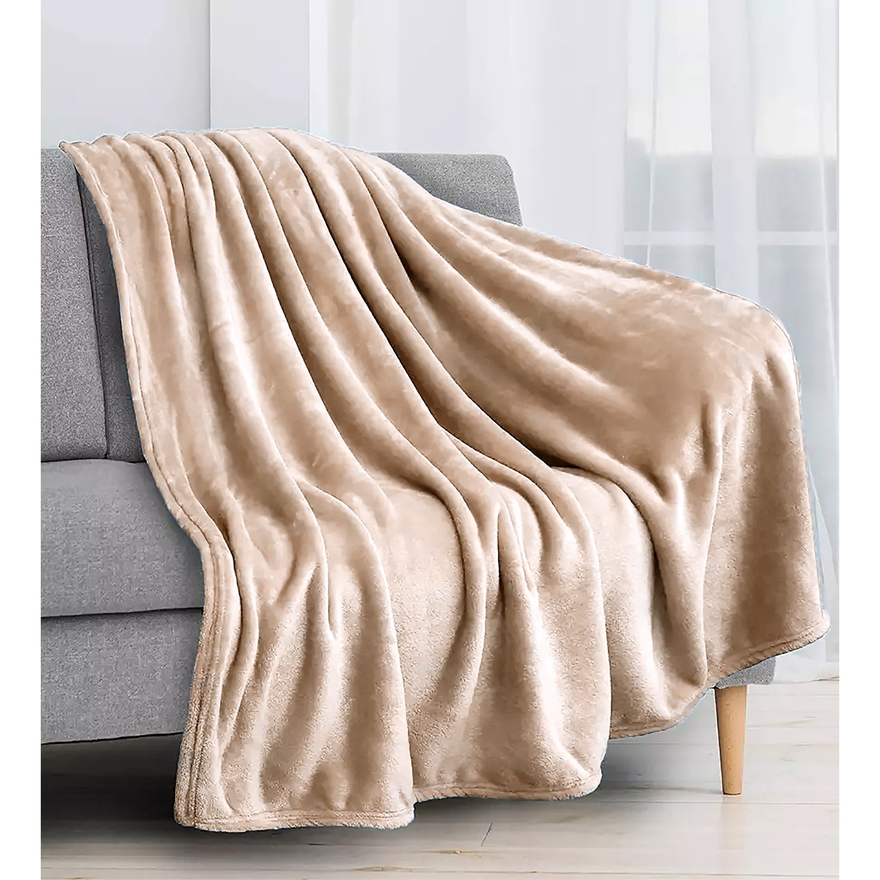 Super Soft Warm Flannel Fleece Plush Microfiber Bed Throw Blanket