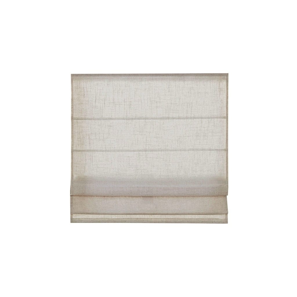 Gracie Mills Calyx Textured Room Darkening Cordless Roman Window Shade