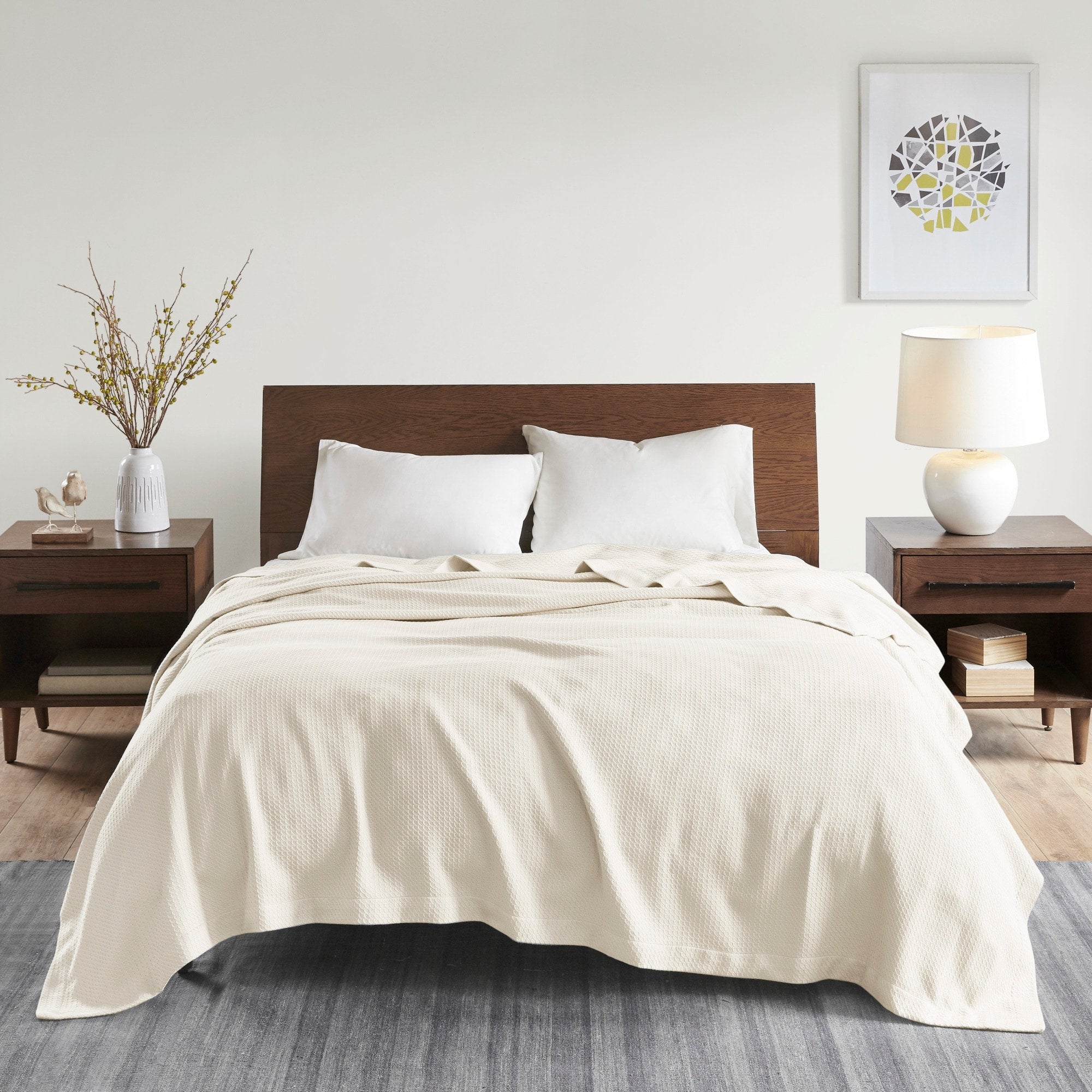 Madison Park Egyptian Cotton Solid Blanket