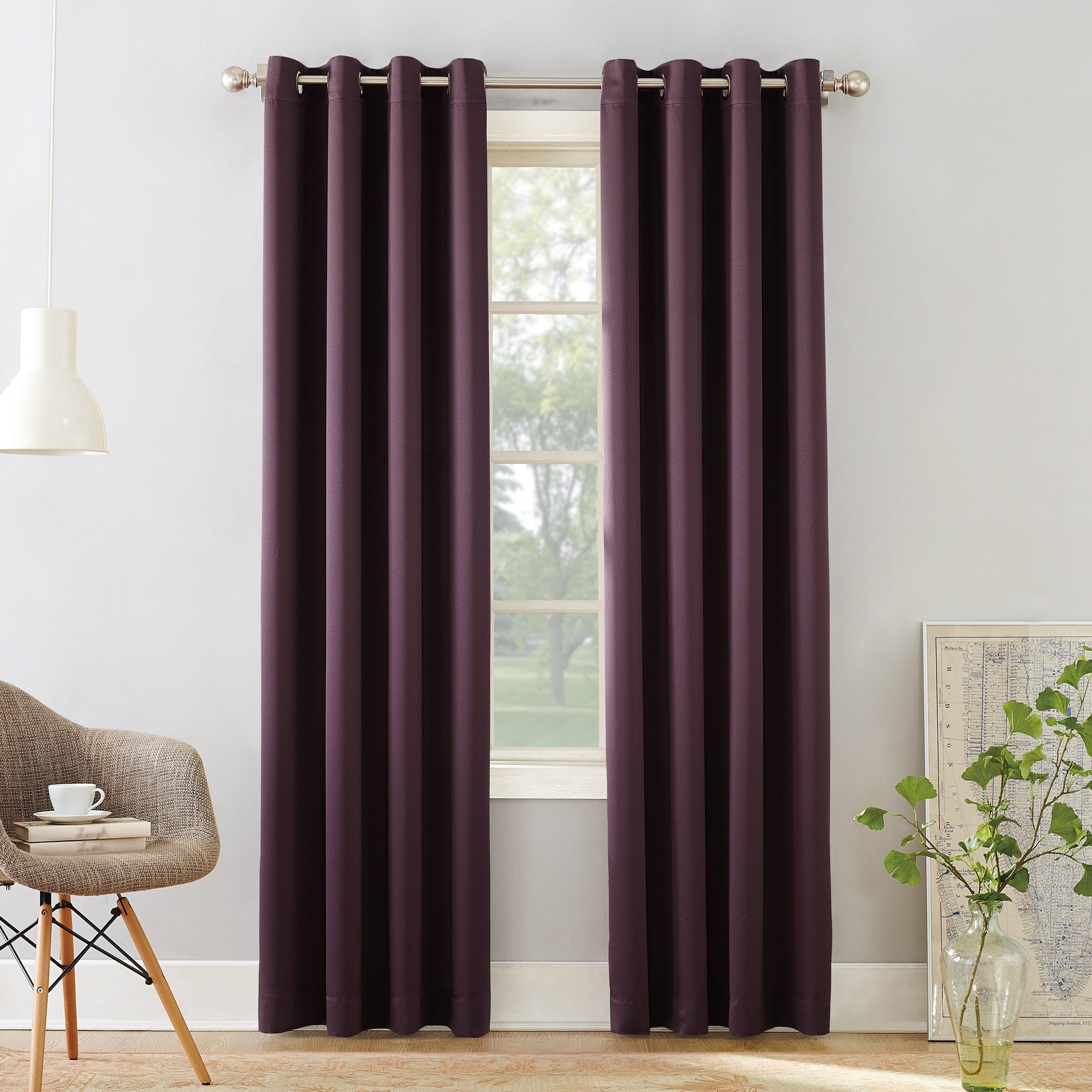 Porch & Den Nantahala Room Darkening Grommet Curtain Panel, Single Panel