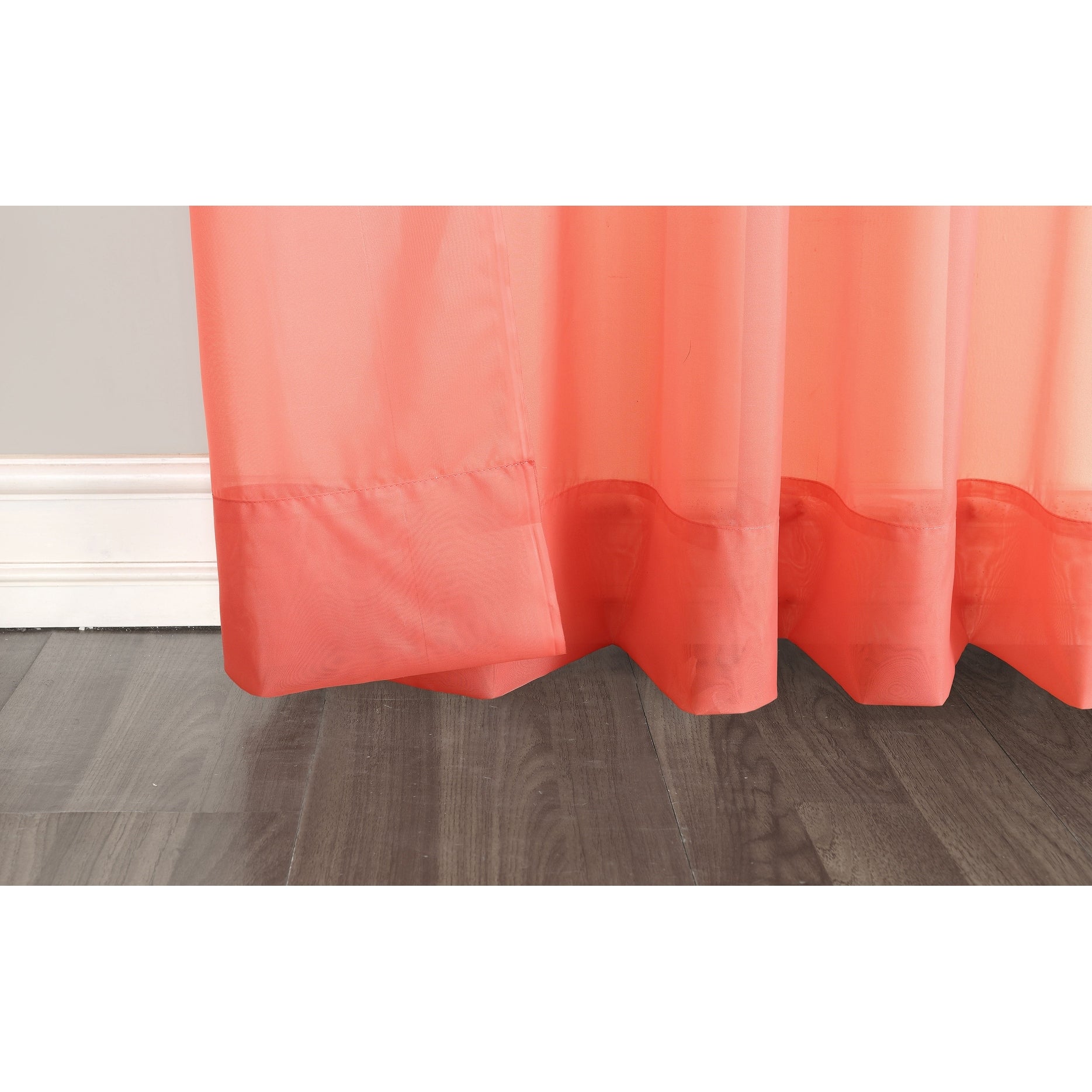 No. 918 Emily Voile Sheer Rod Pocket 1-Piece Curtain Panel, Single Panel