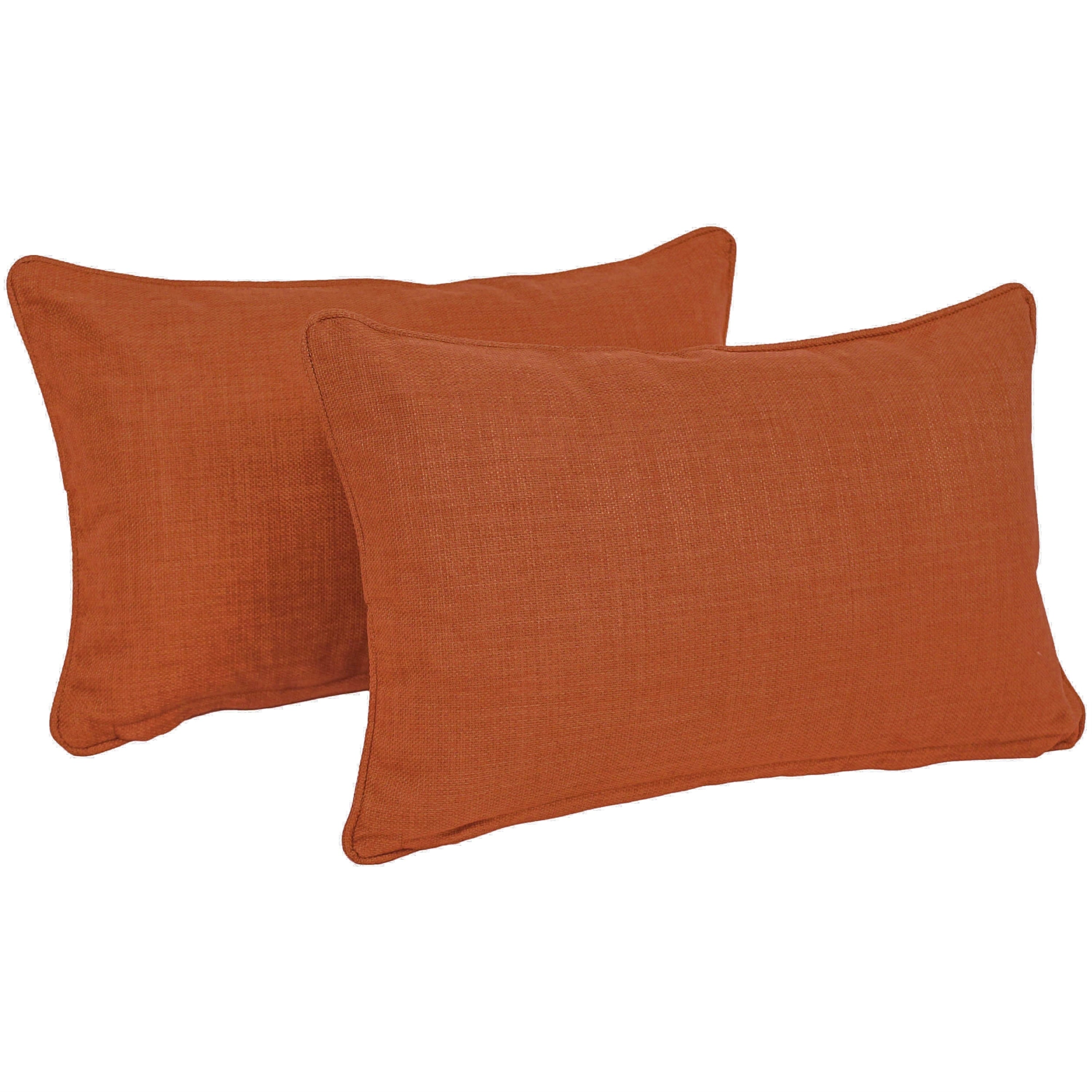 20-inch by 12-inch Indoor/Outdoor Lumbar Accent Throw Pillow (Set of 2)