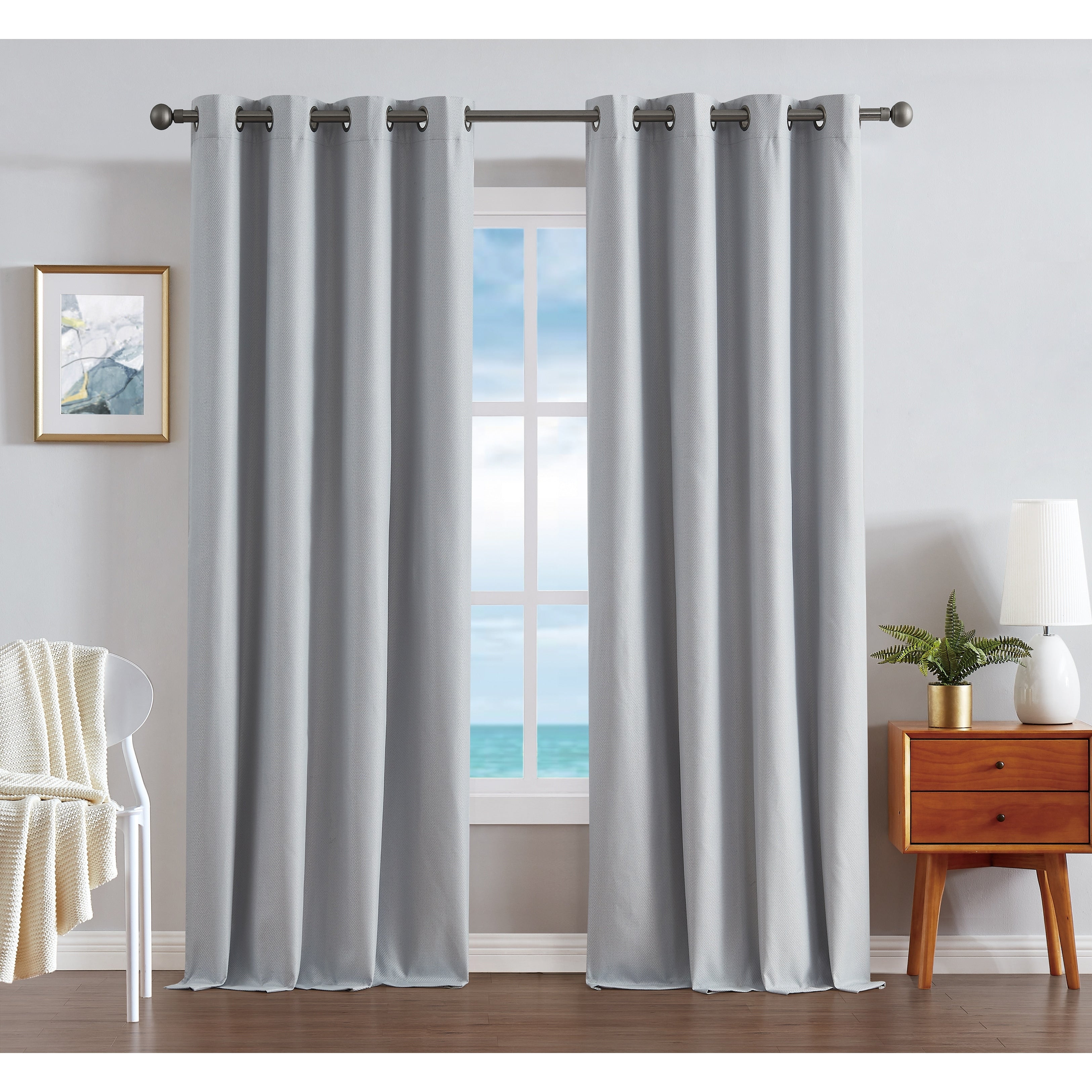 Nautica Providence Ultimate Blackout Extra Wide Curtains (Set of 2)