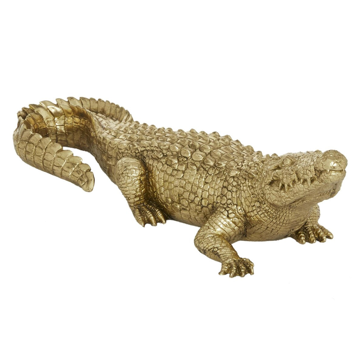 Polystone Animal Decorative Sculpture - Gold - Roche River Decor