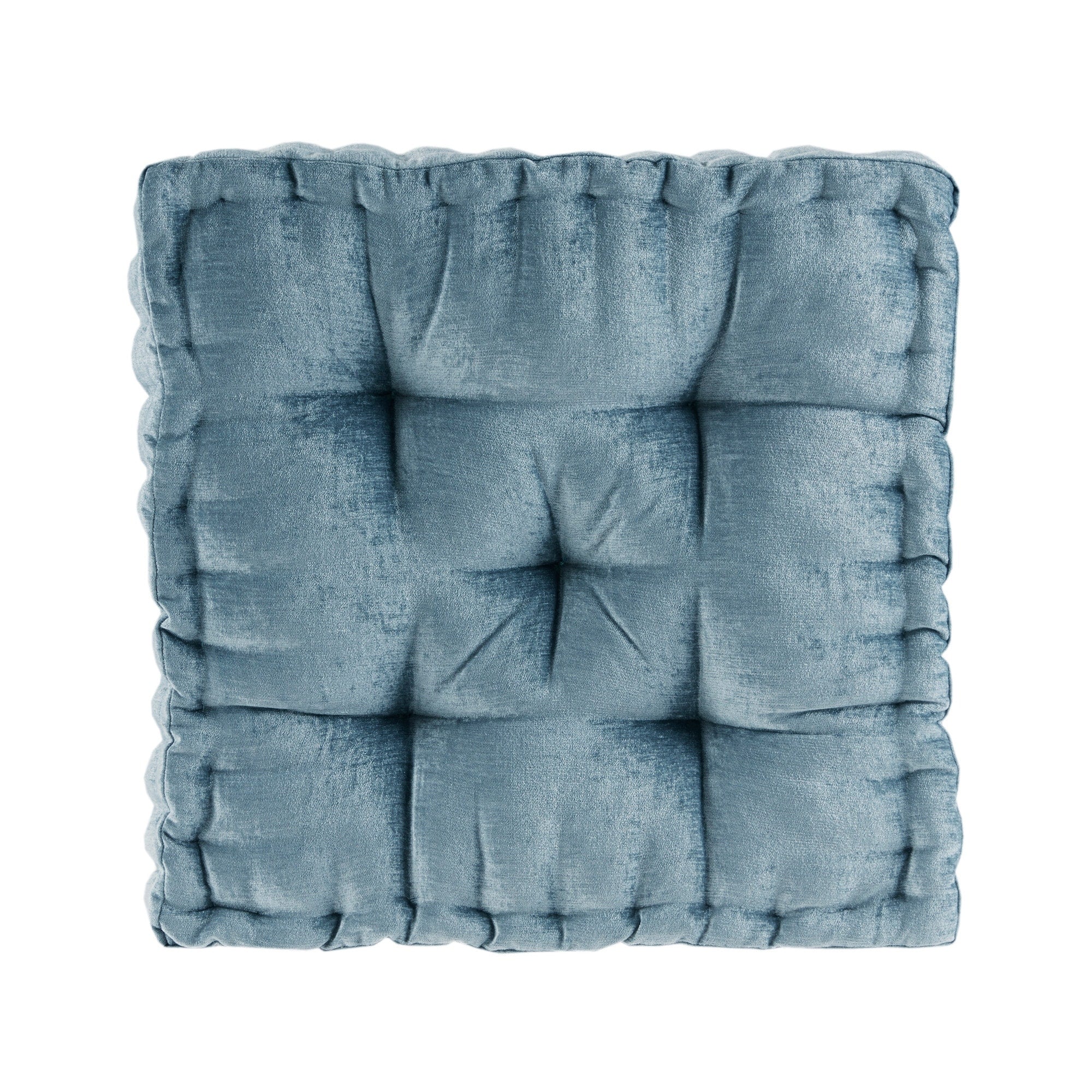 Intelligent Designs Charvi Poly Chenille Square Floor Pillow Cushion