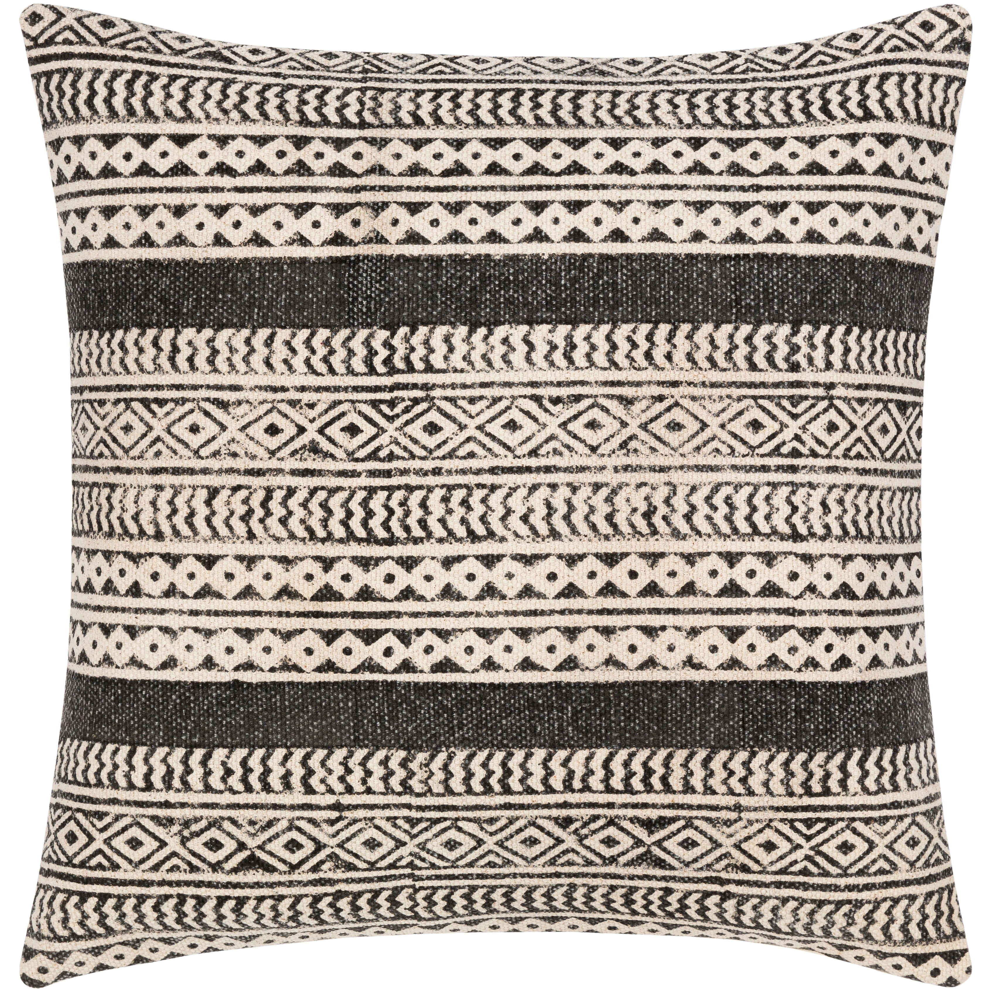 Josie Global Geometric Stripes Throw Pillow