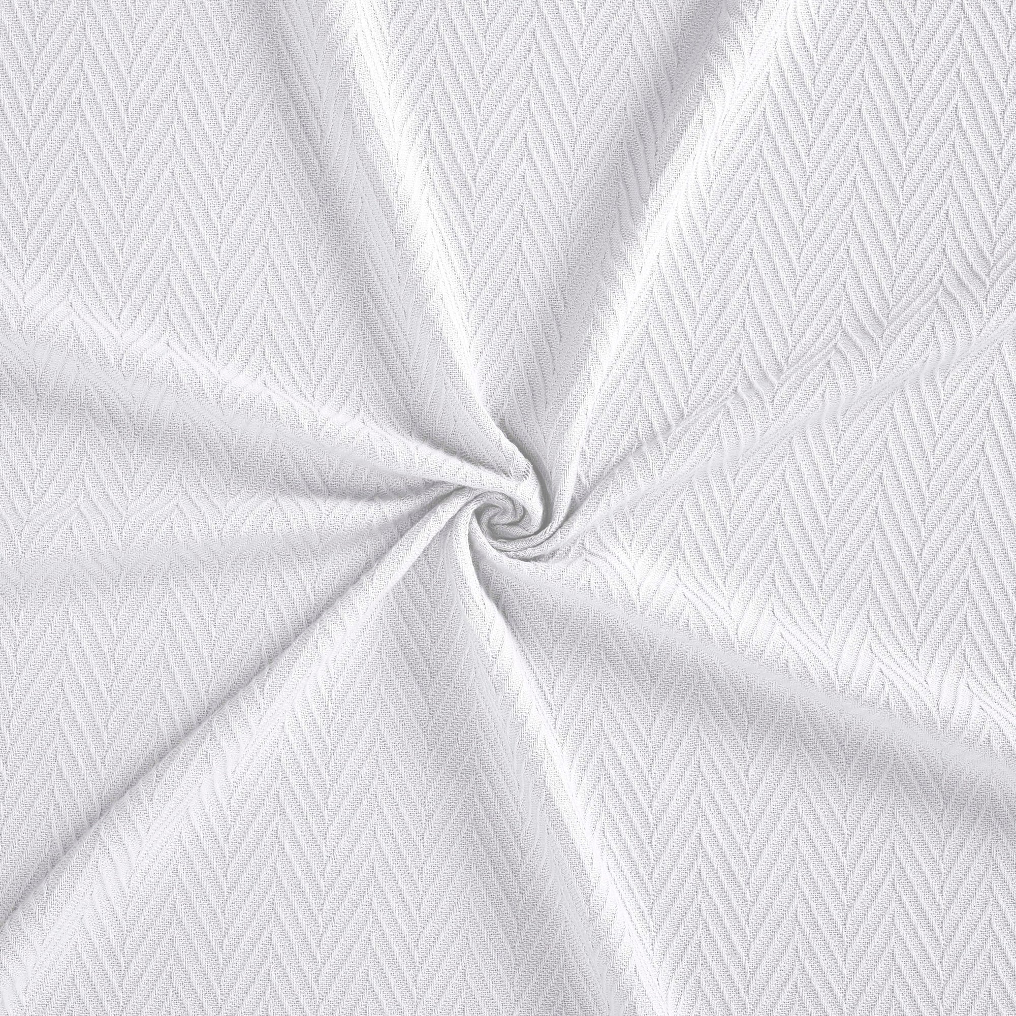 Superior Metro Zig-Zag Chevron All-Season Bedding Cotton Blanket