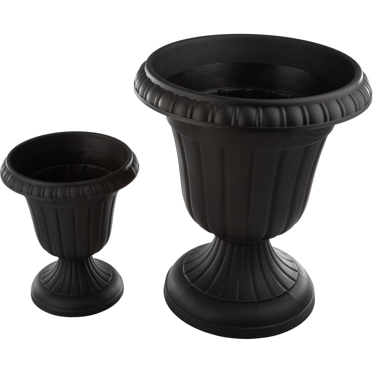 Pure Garden Large and Small Outdoor Urn Planter 2-Pack - Pack of 2