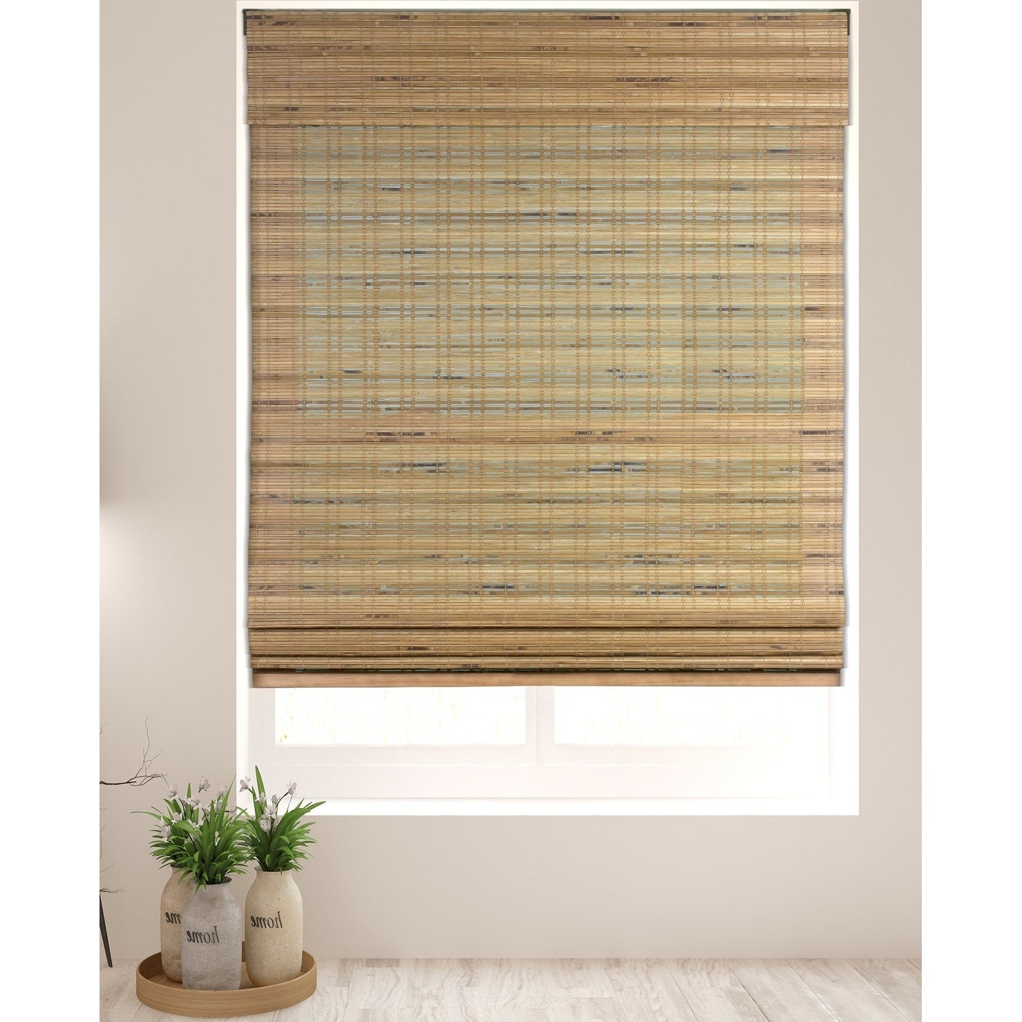 Arlo Blinds Tuscan Bamboo Roman Shades