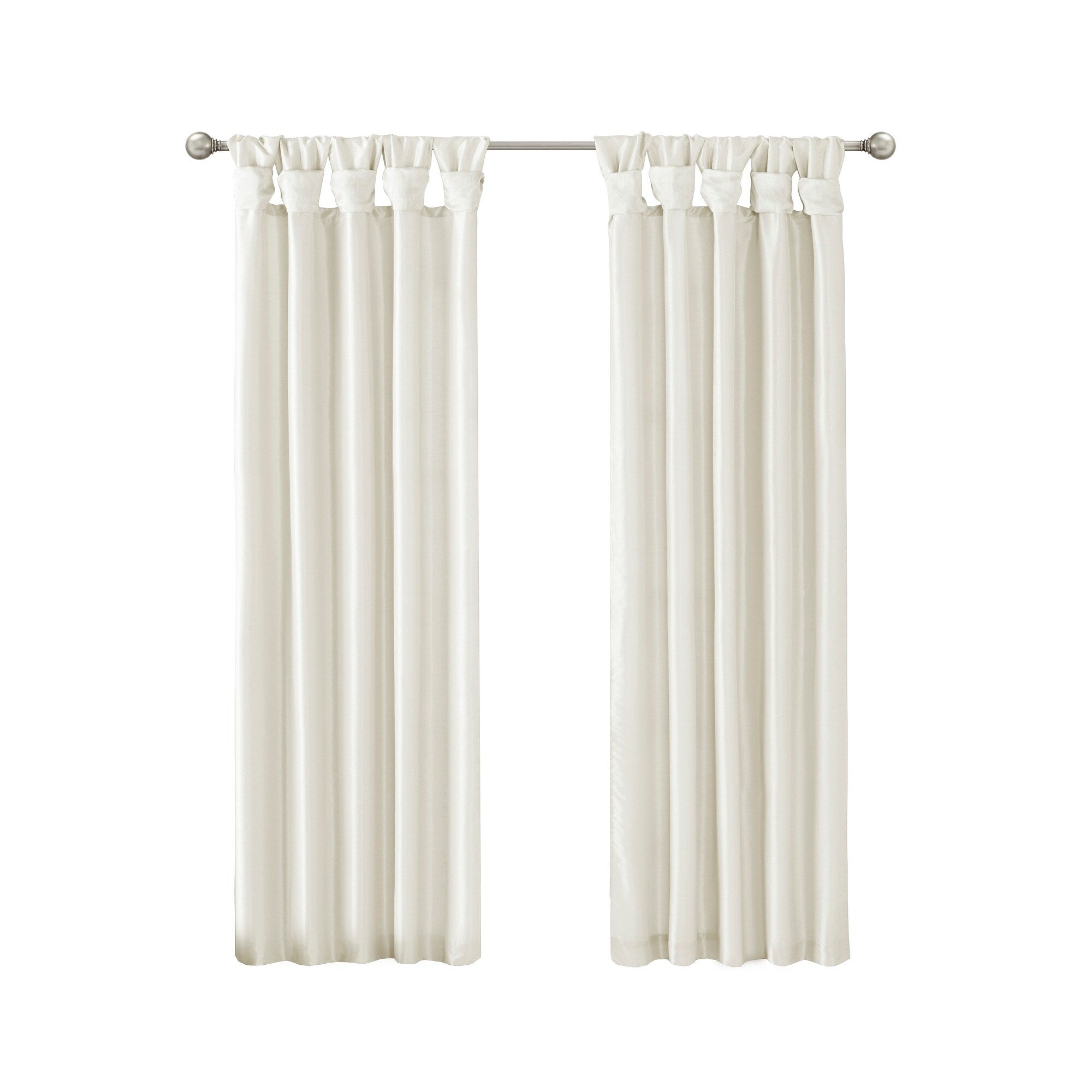 Madison Park Natalie Twisted Tab Lined Single Curtain Panel