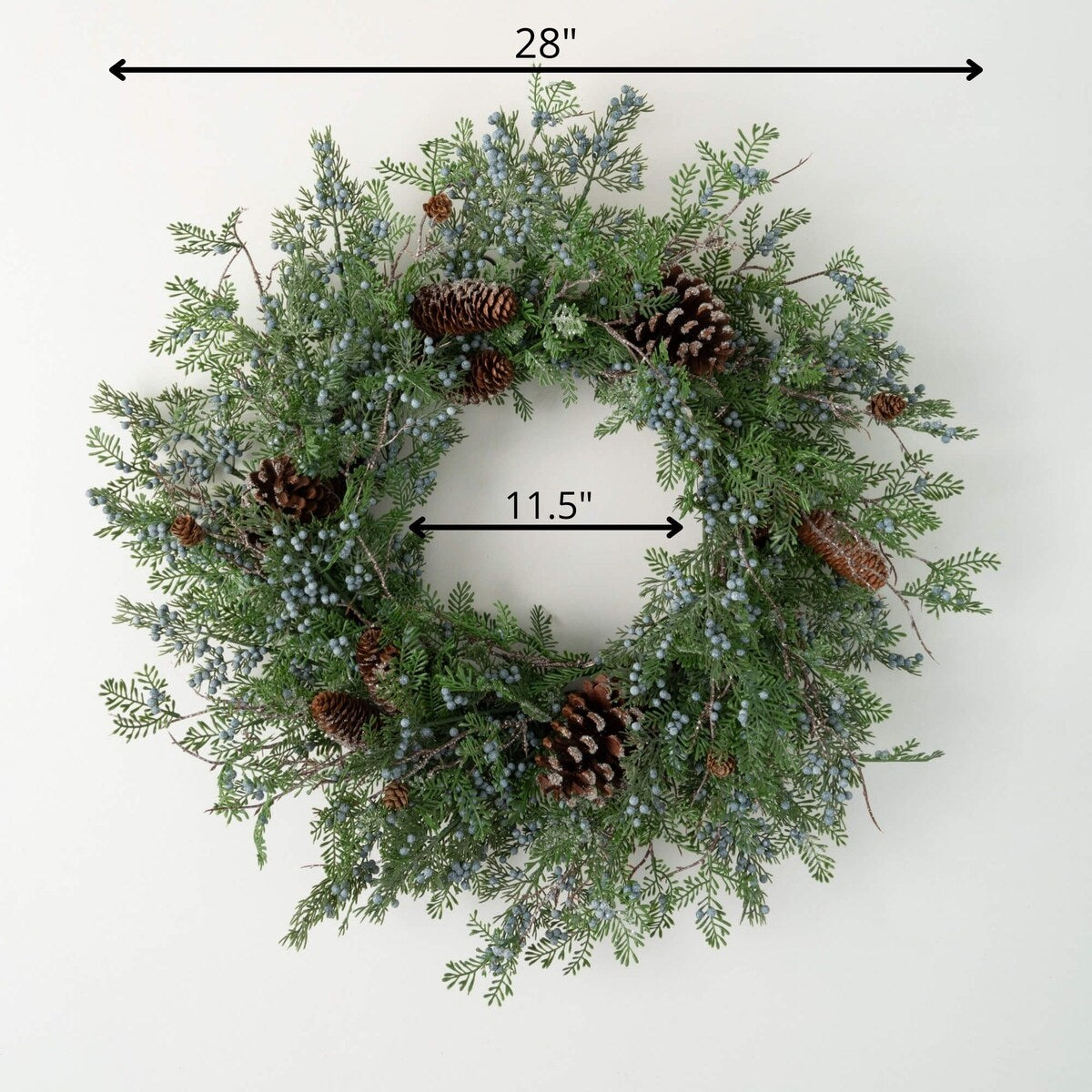 Sullivans Artificial Christmas Berry Cedar Wreath