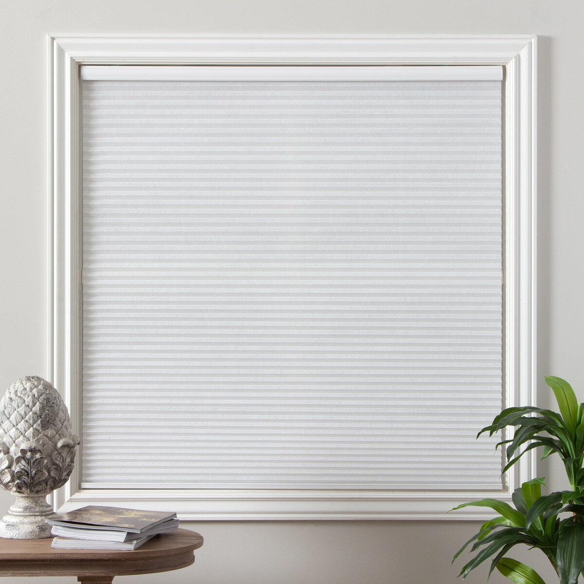 Arlo Blinds Pure White Light-filtering Cordless Cellular Shades