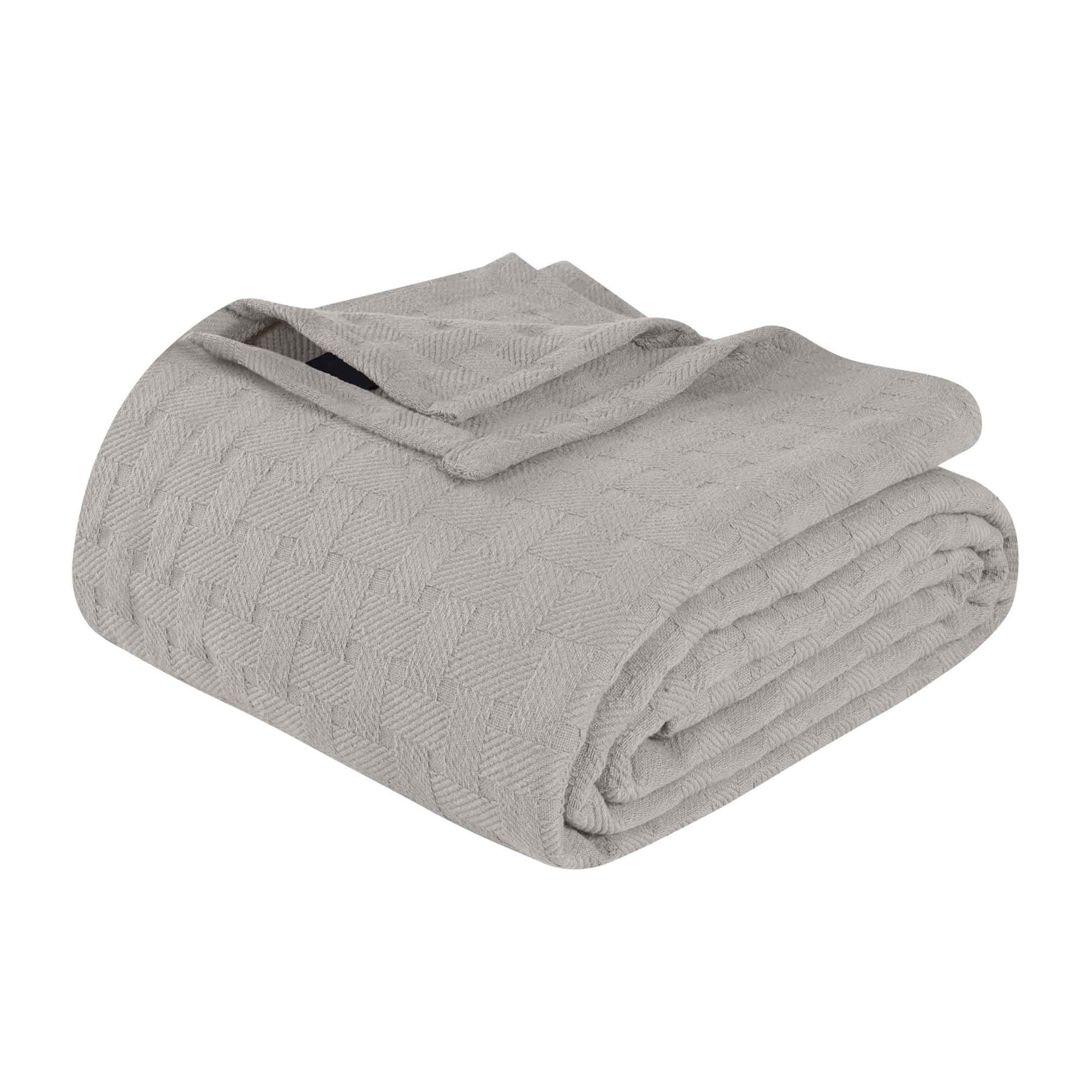 Superior Basketweave All-Season Bedding Cotton Blanket