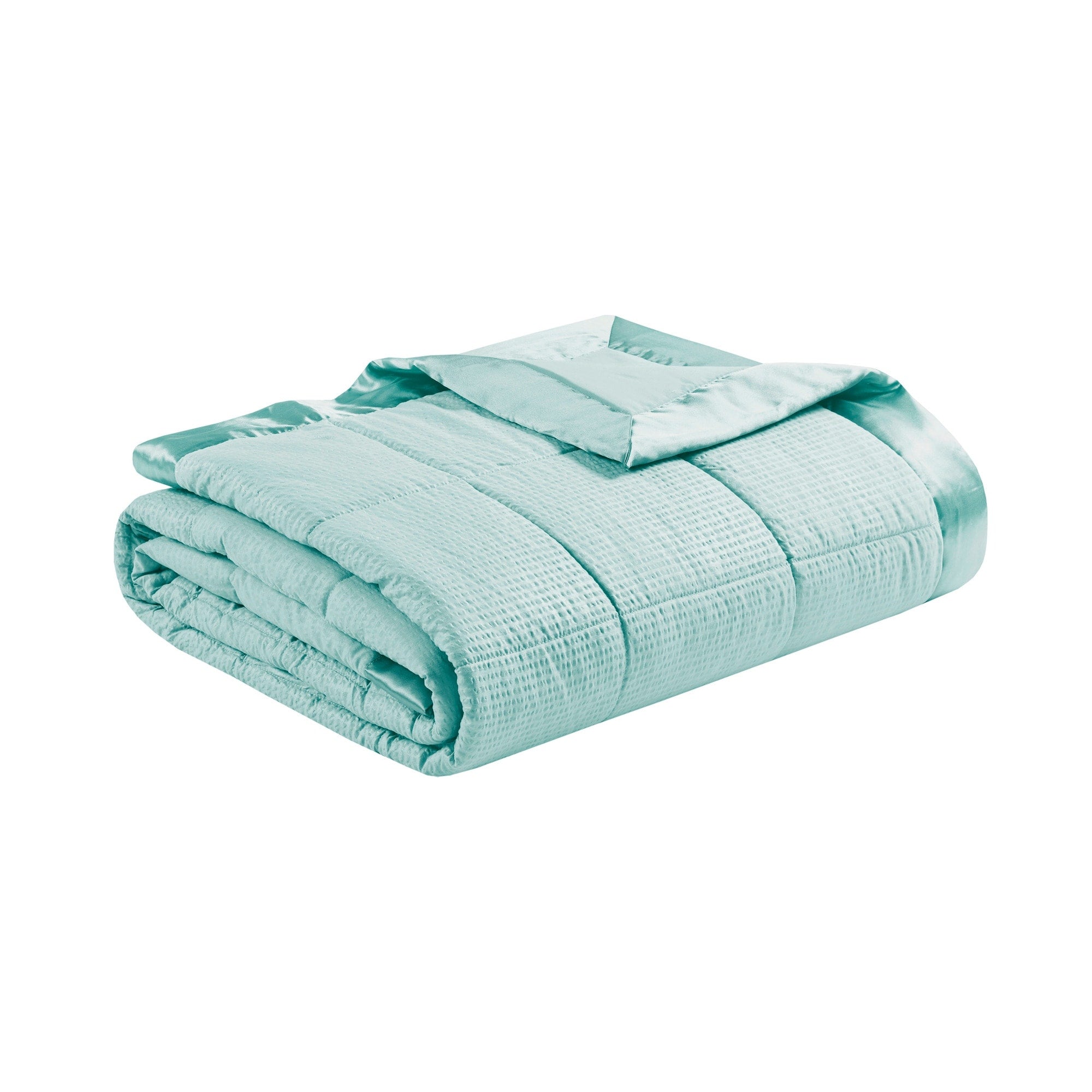 Madison Park Parkman Oversized Down Alternative Blanket with Satin Trim