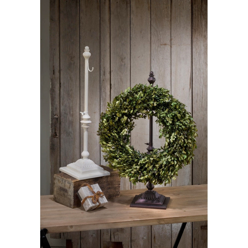 Bronze Metal Wreath Stand