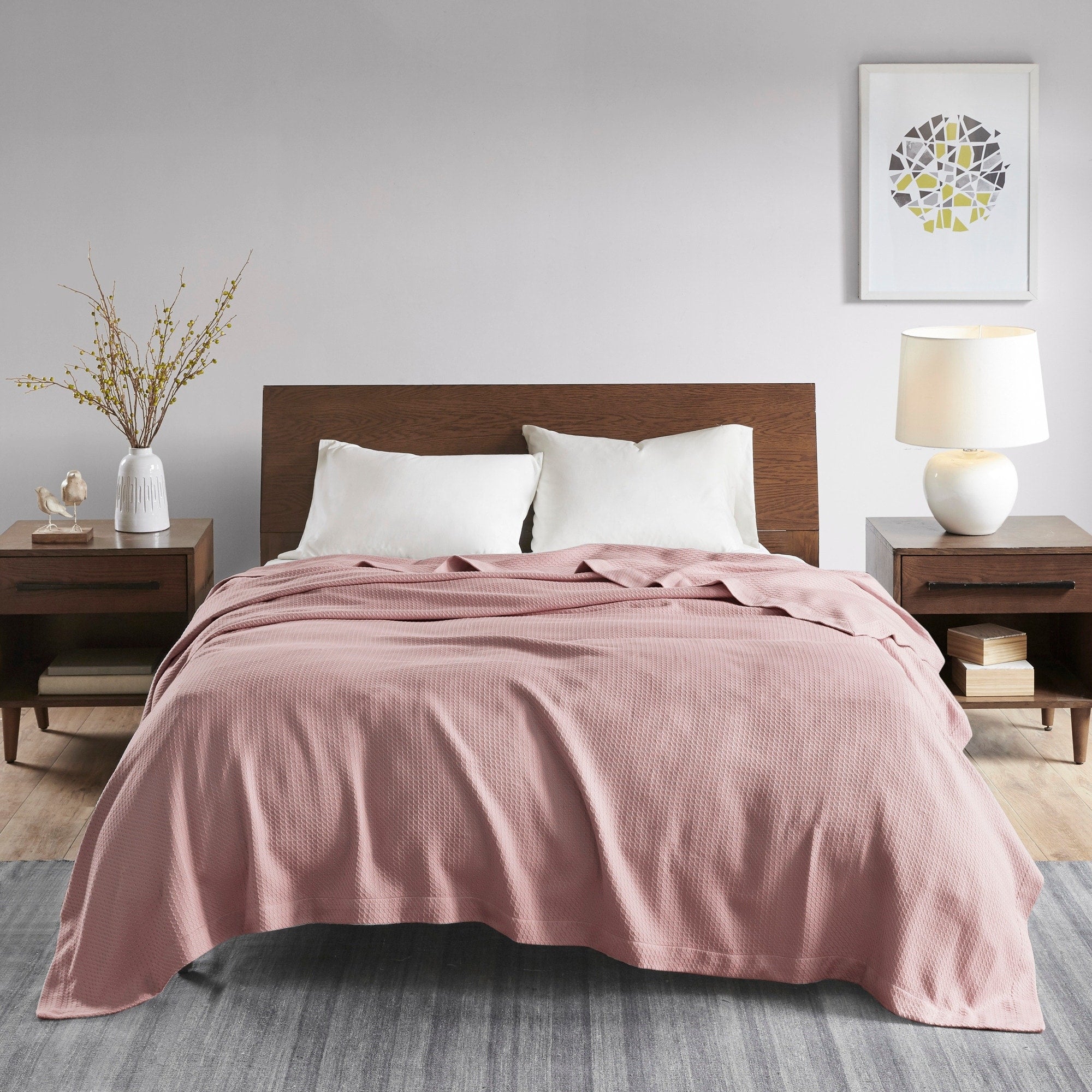 Madison Park Egyptian Cotton Solid Blanket