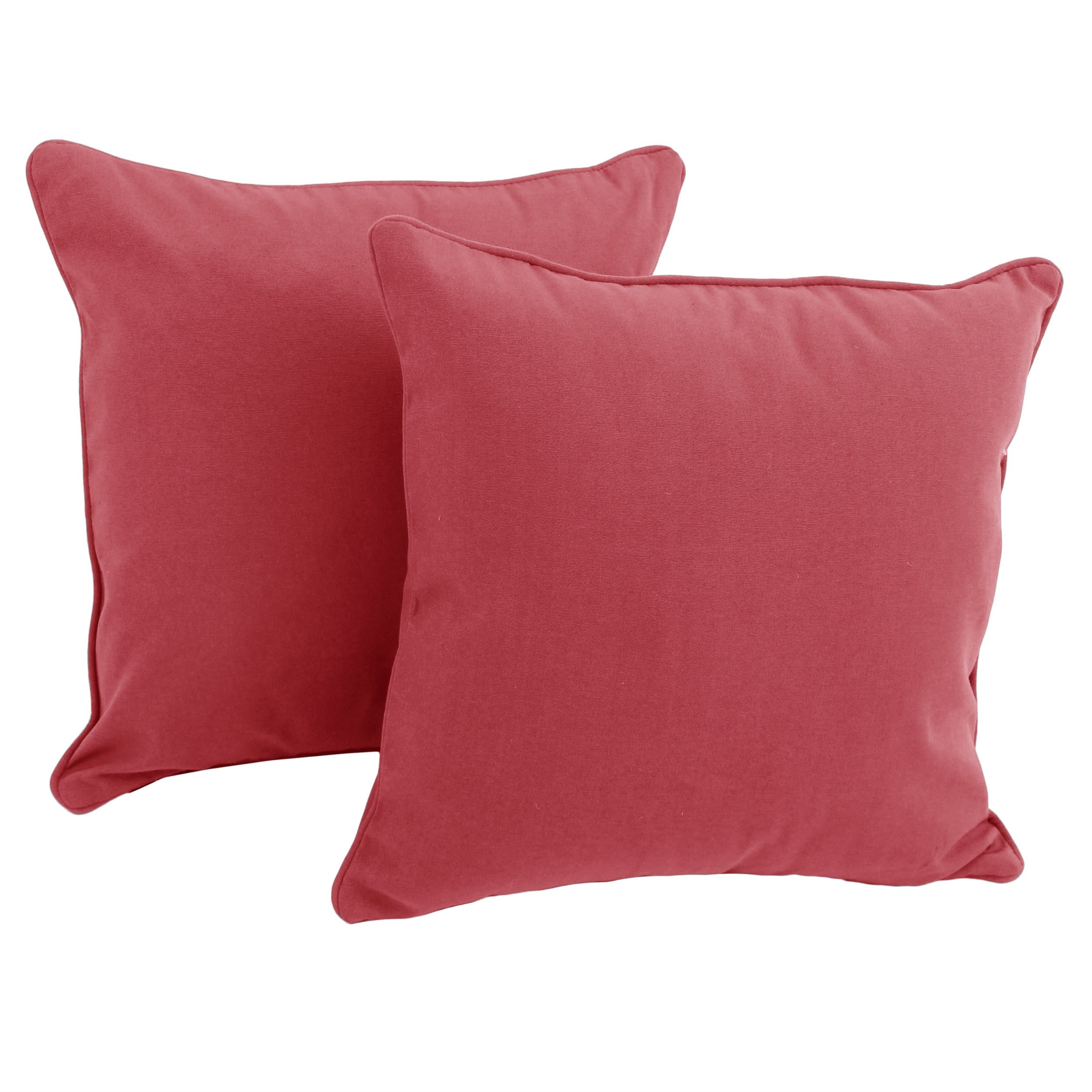 18-inch Twill Throw Pillows (Set of 2)