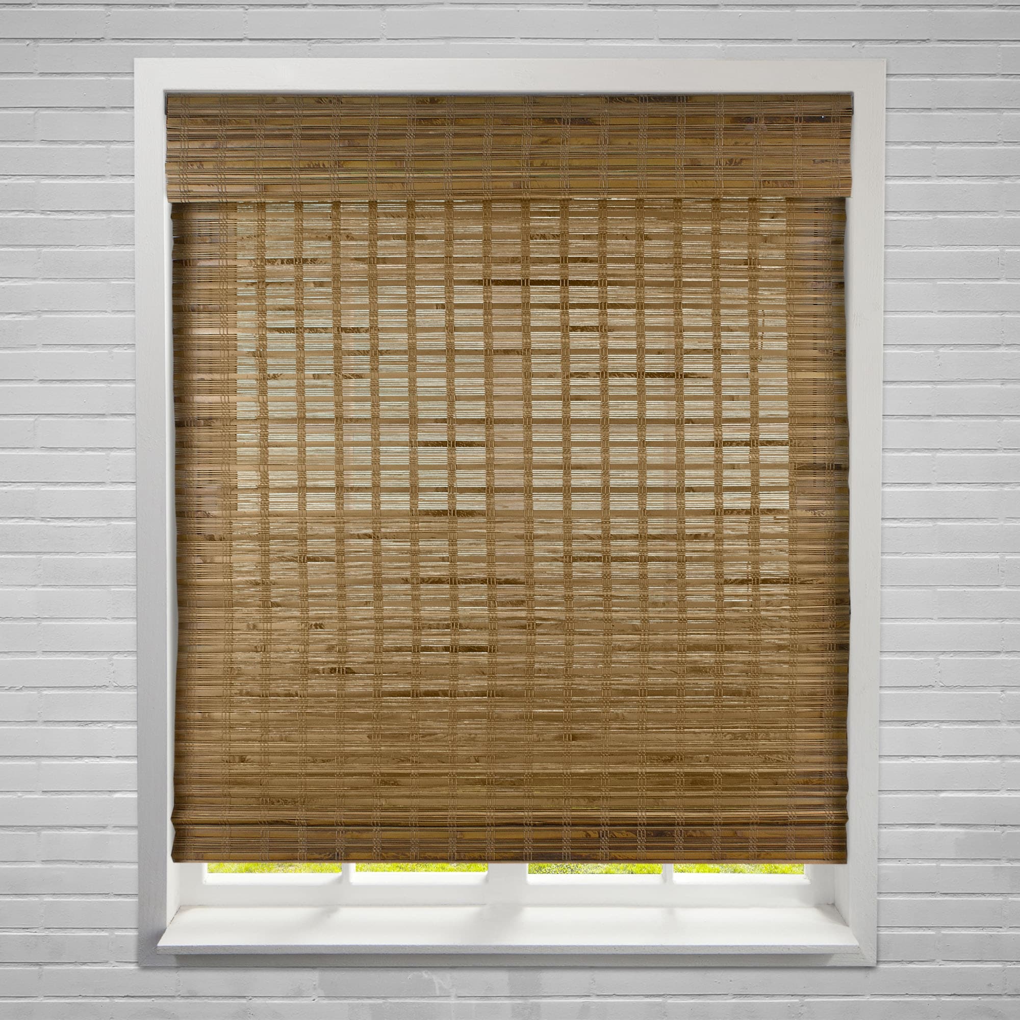 Arlo Blinds Dali Native Bamboo Roman Shades