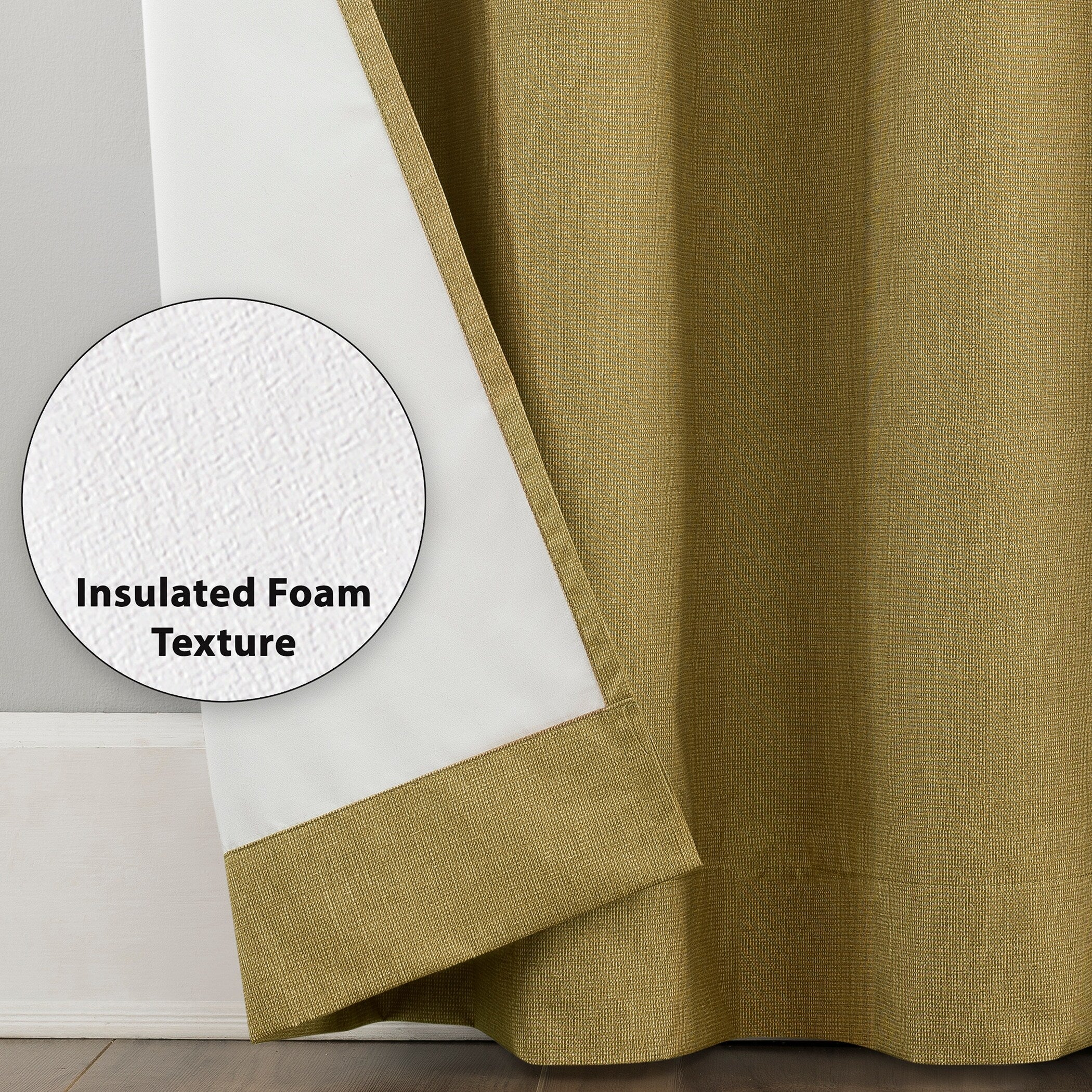 Sun Zero Duran Thermal Insulated Total Blackout Grommet 1-Piece Curtain Panel, Single Panel