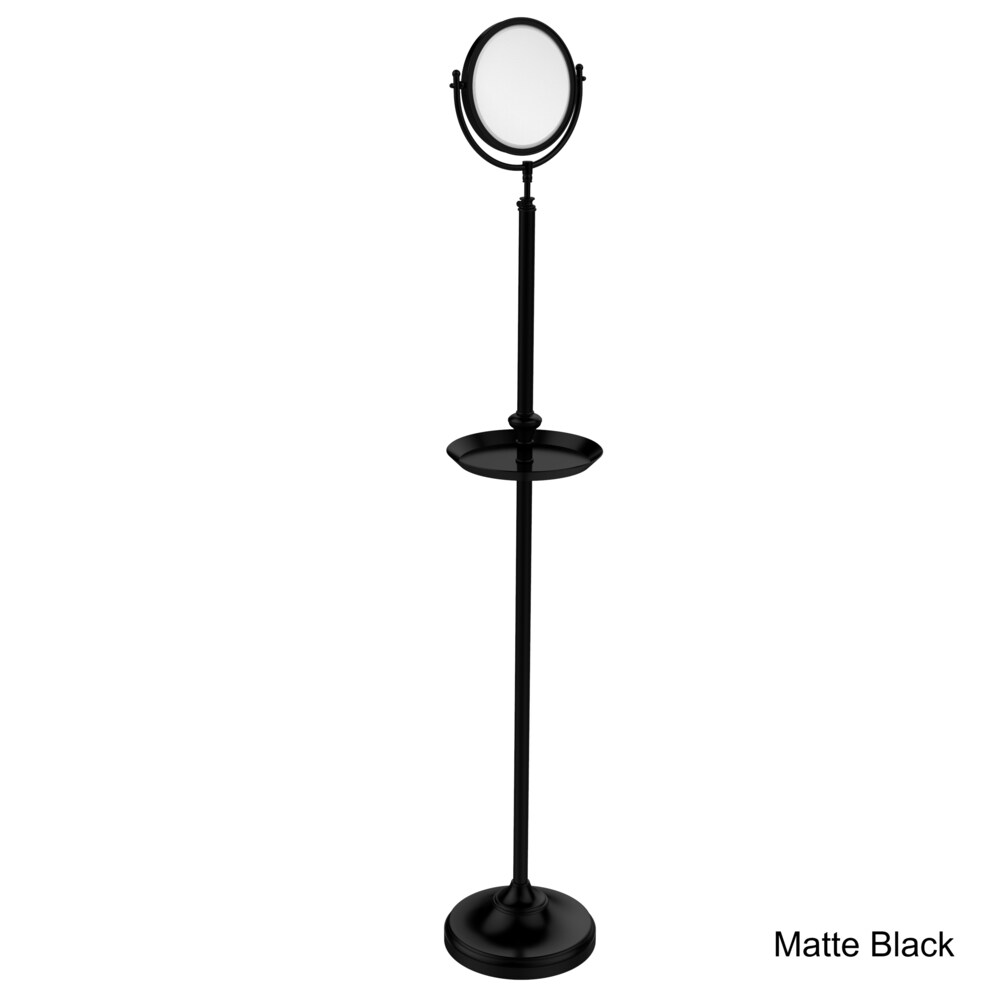 8-inch Floo-standing Makeup Mirror with 4X Magnification