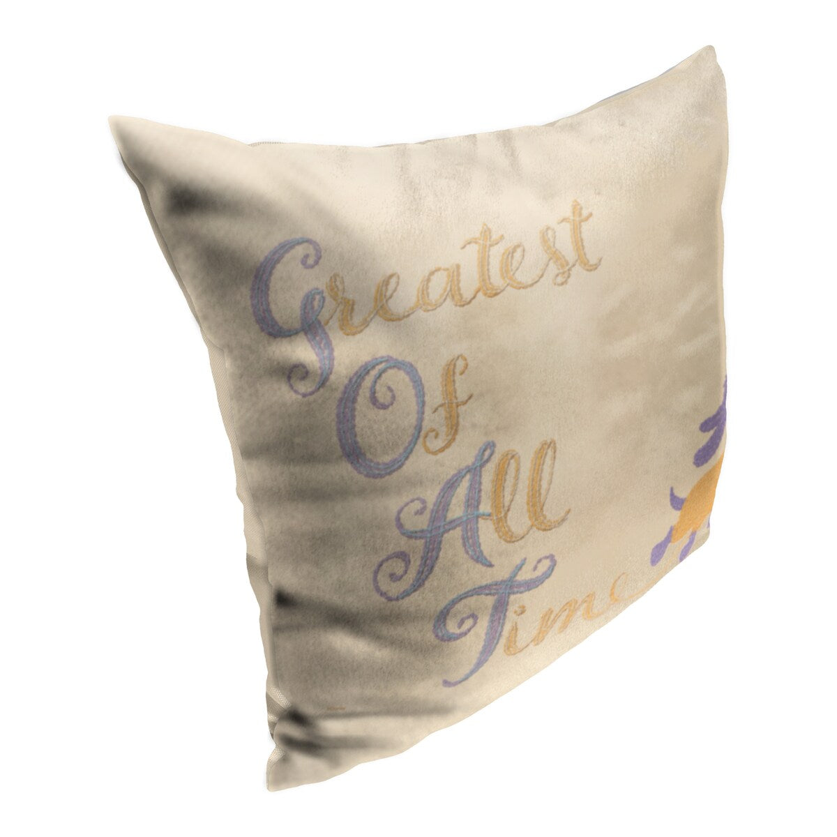 Disney Wish I Goat This Printed Throw Pillow - White