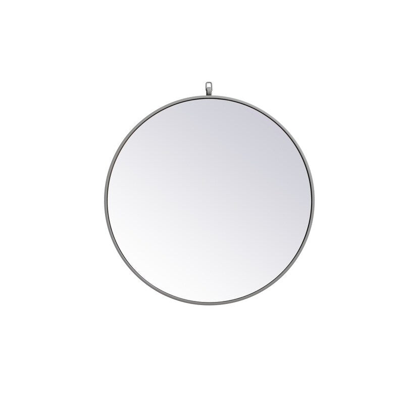 Carson Carrington Labbemala Metal Framed Round Wall Mirror