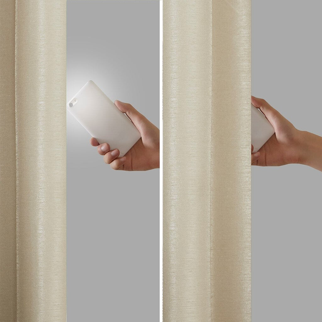 Twist Tab Total Blackout Window Curtain Panel