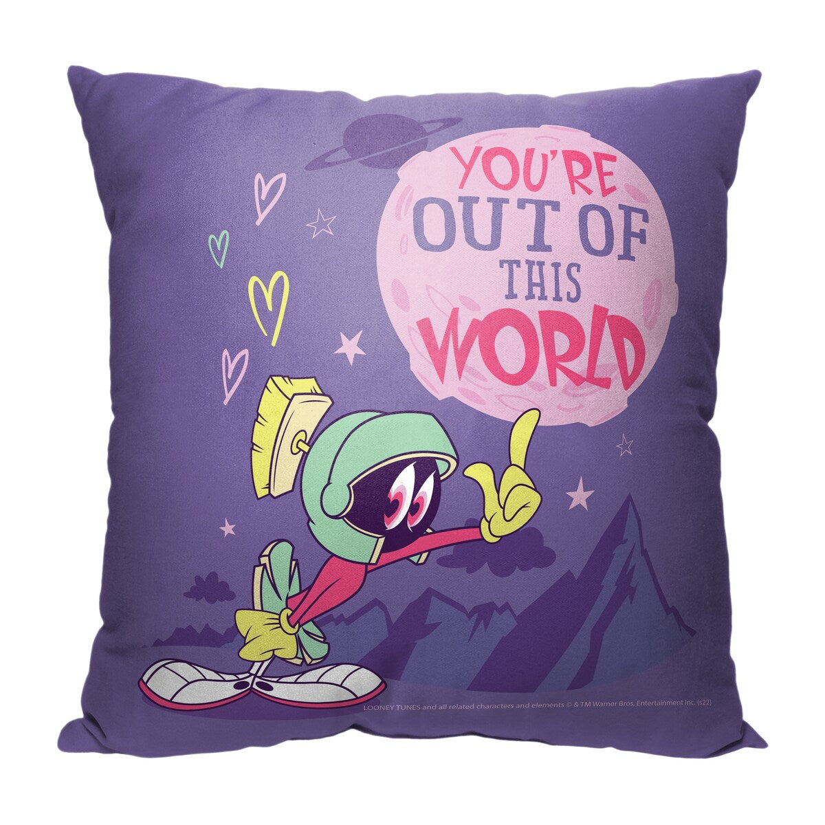 Warner Brothers Looney Tunes Outta This World 18 Inch Throw Pillow