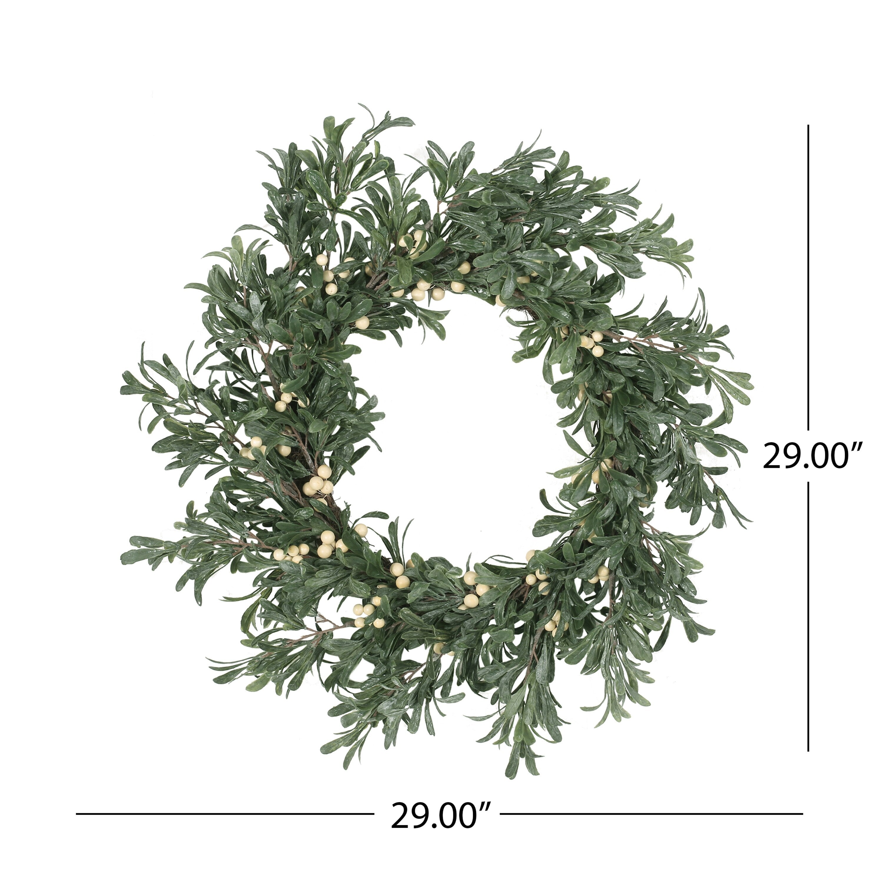 29 Snowberry Wreath - As Picture Show