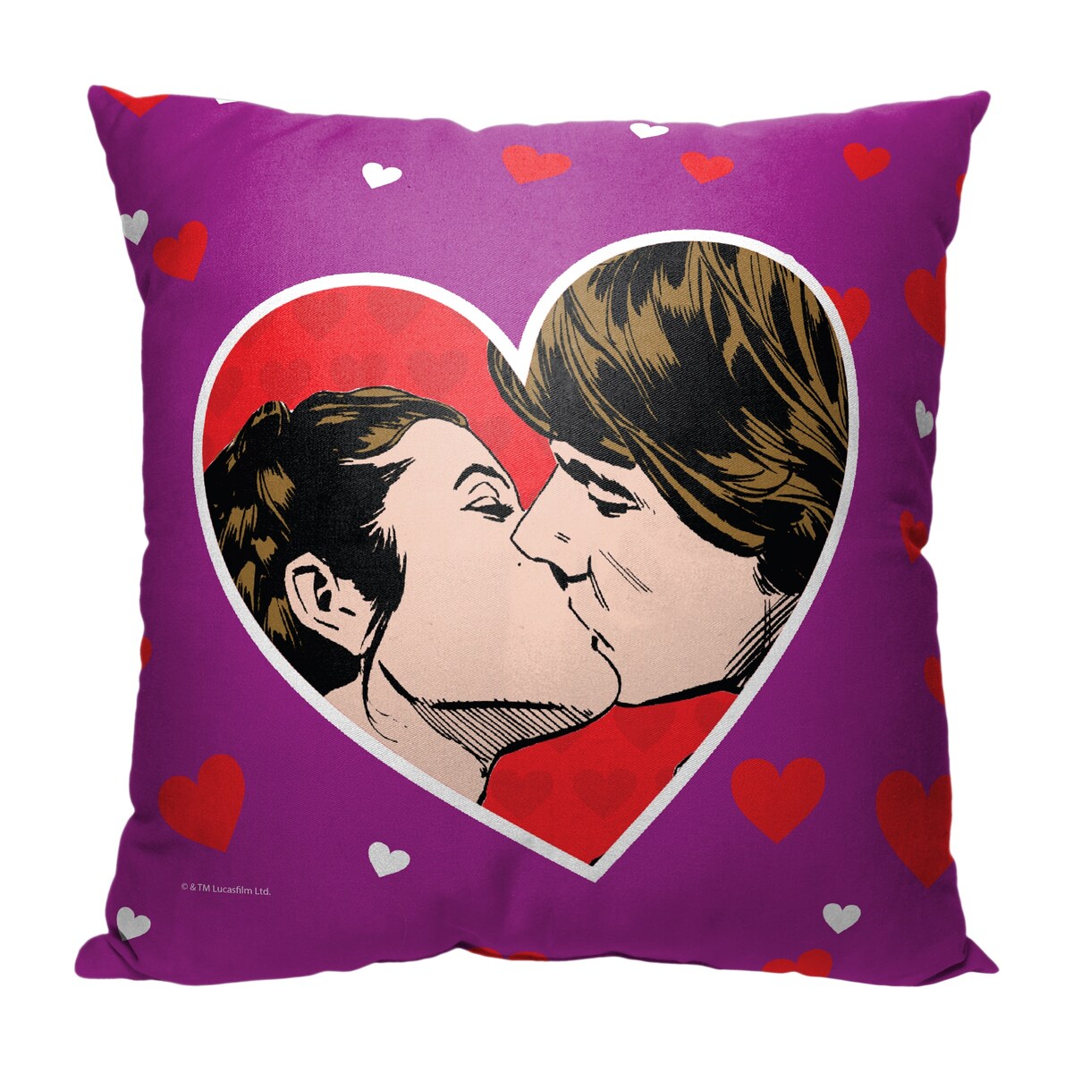 Star Wars Classic Han And Leia 18 Inch Throw Pillow