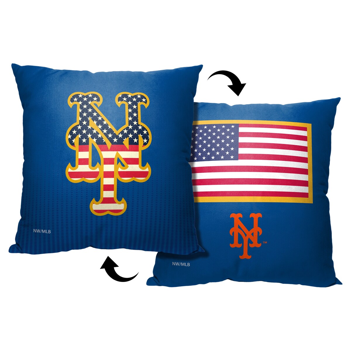 MLB New York Mets Celebrate Series 18 Inch Throw Pillow