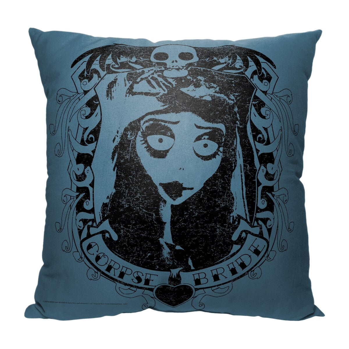 Warner Brothers Corpse Bride Grunge Bride 18 Inch Throw Pillow